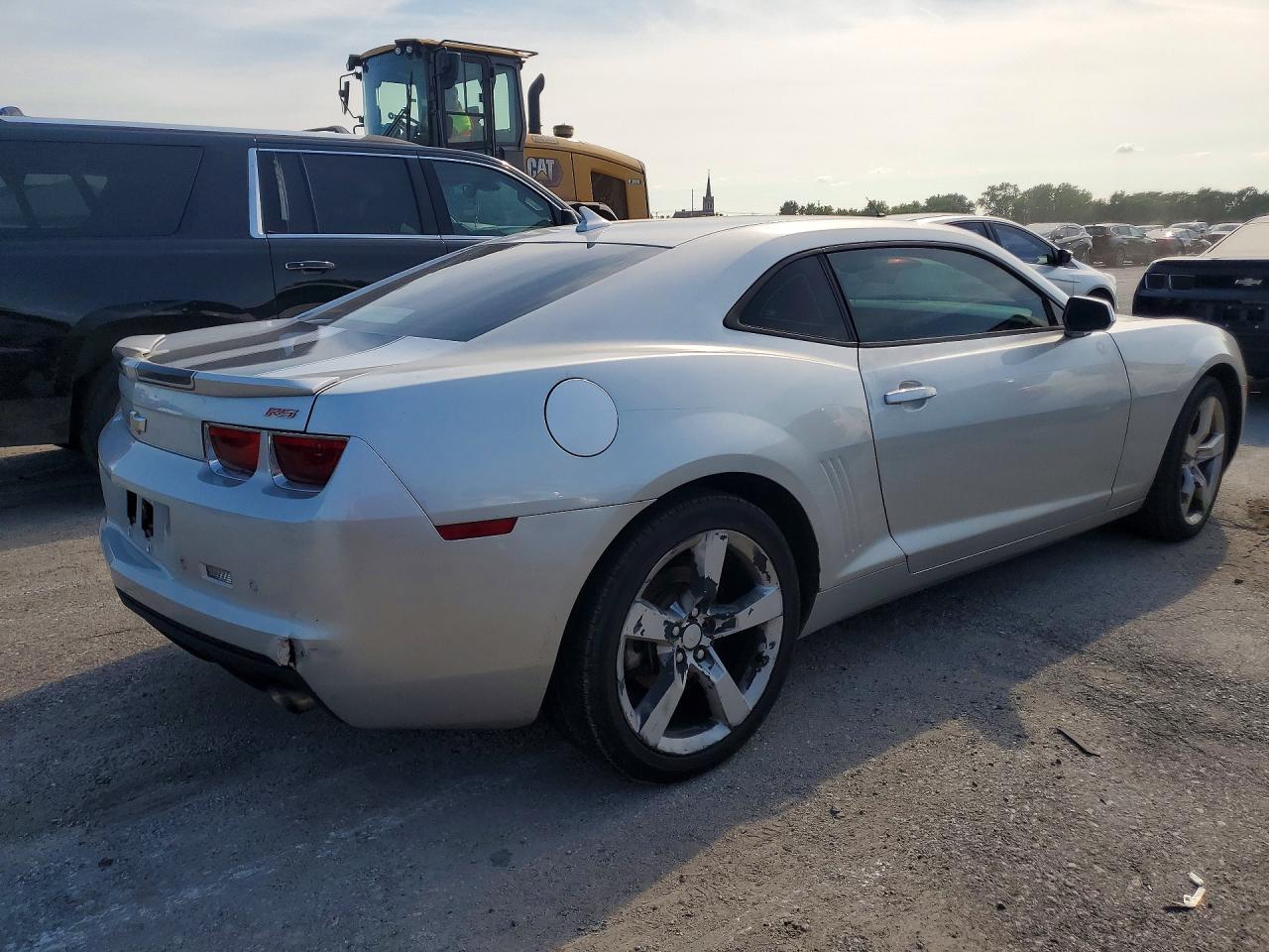 2012 Chevrolet Camaro Lt Silver vin: 2G1FC1E3XC9102855