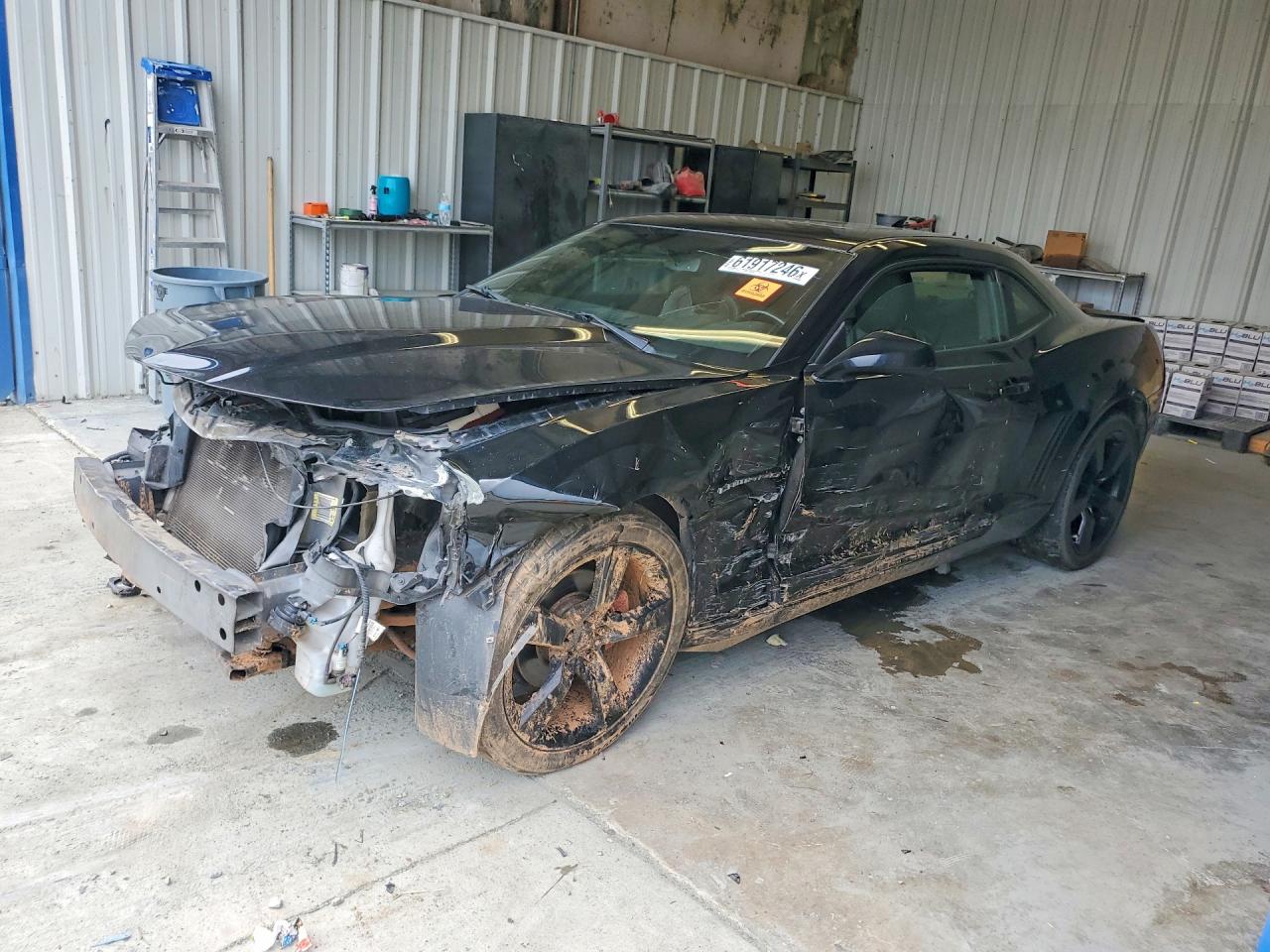 2012 Chevrolet Camaro Lt Black vin: 2G1FC1E3XC9139369
