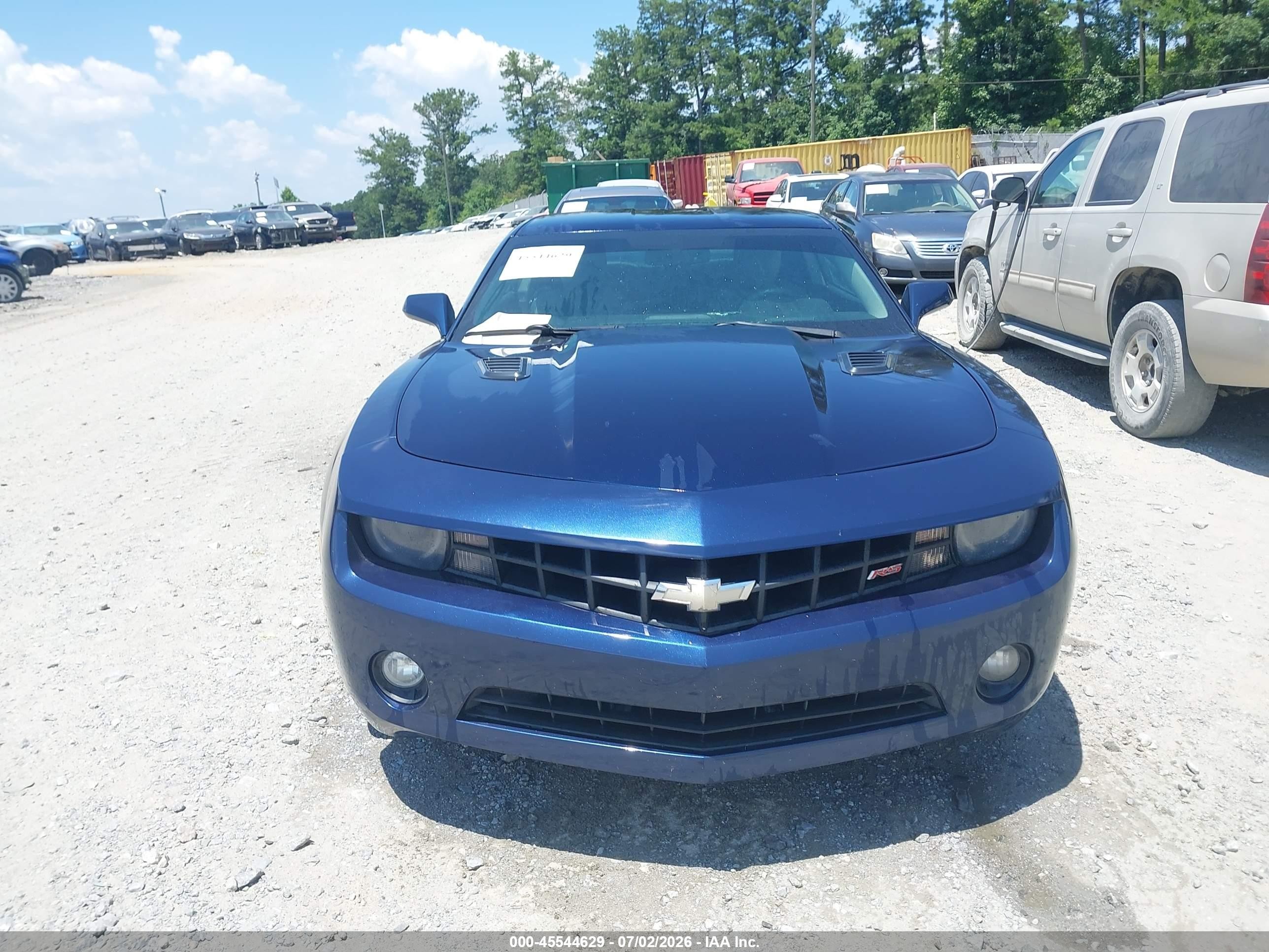2012 Chevrolet Camaro 2lt Синий vin: 2G1FC1E3XC9167740