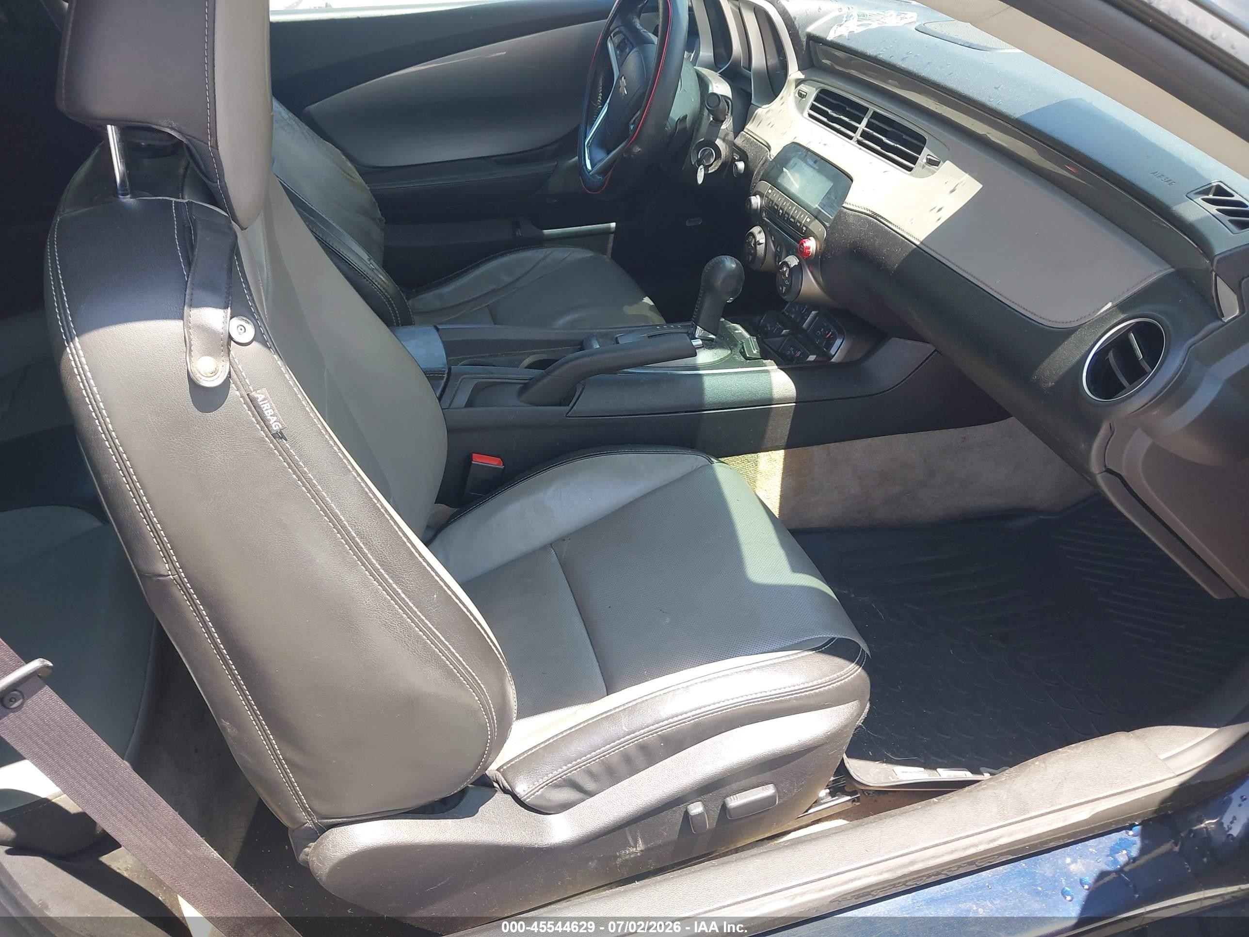 2012 Chevrolet Camaro 2lt Синий vin: 2G1FC1E3XC9167740