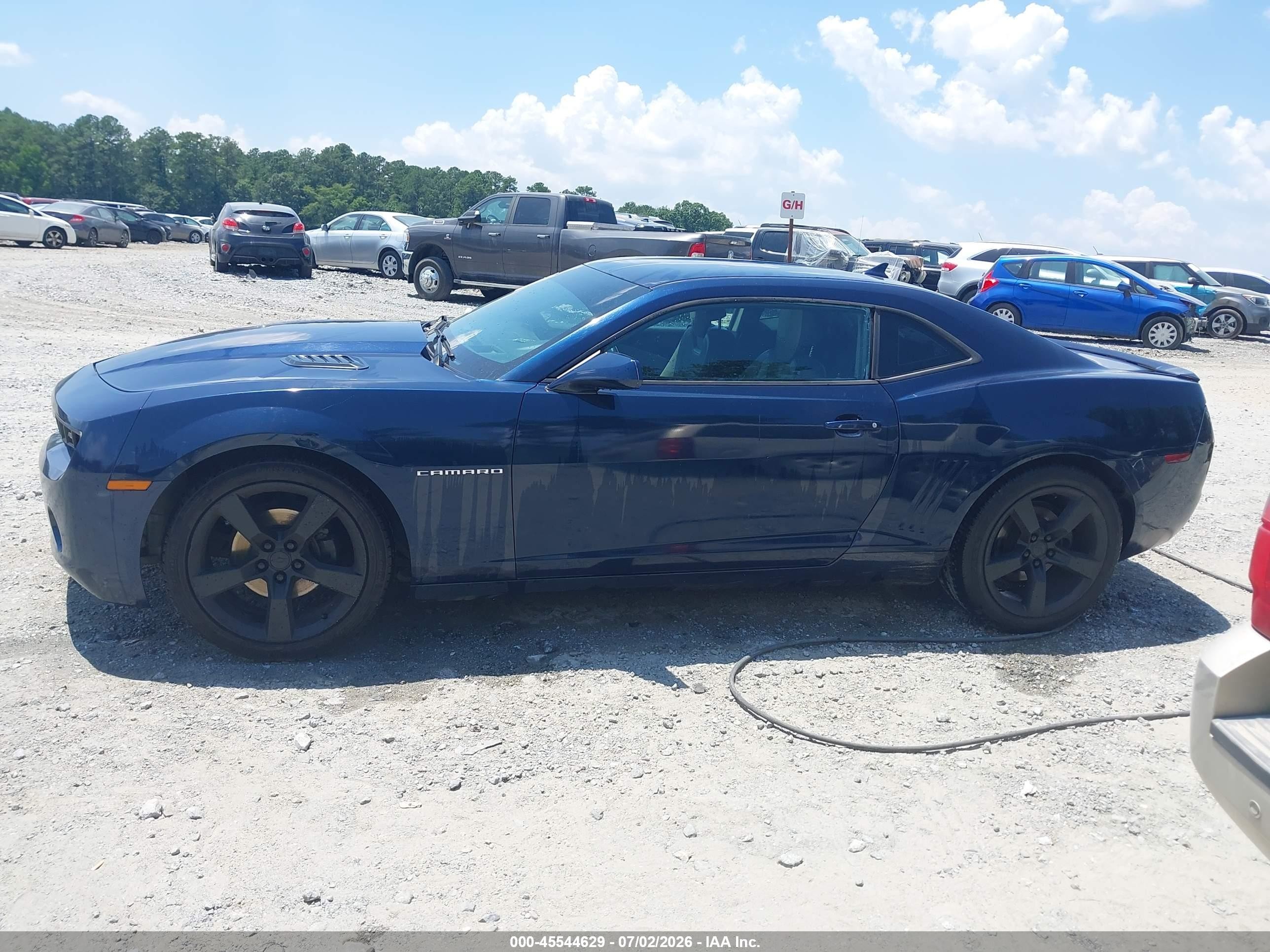 2012 Chevrolet Camaro 2lt Синий vin: 2G1FC1E3XC9167740