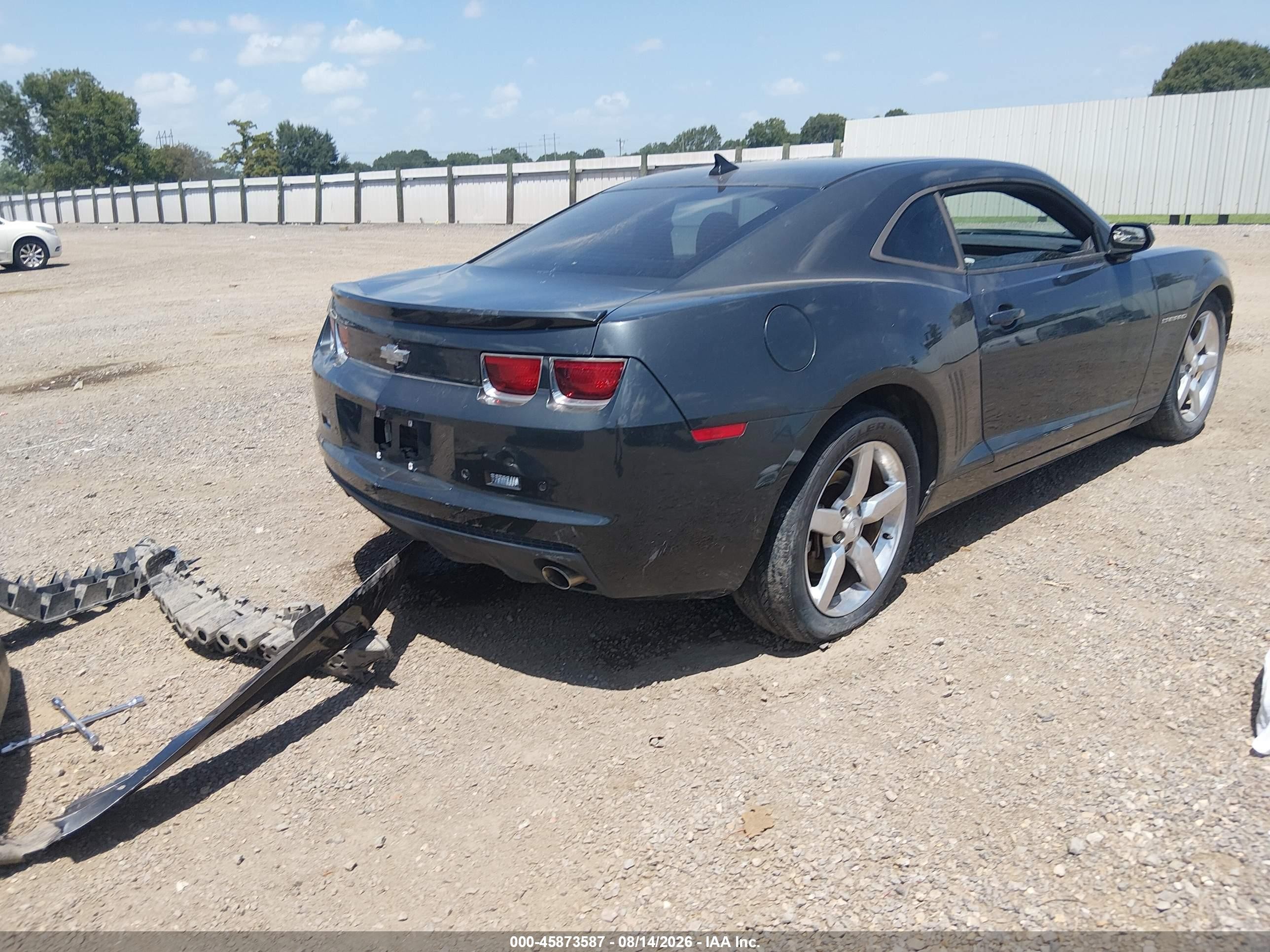 2012 Chevrolet Camaro 2lt Black vin: 2G1FC1E3XC9172016