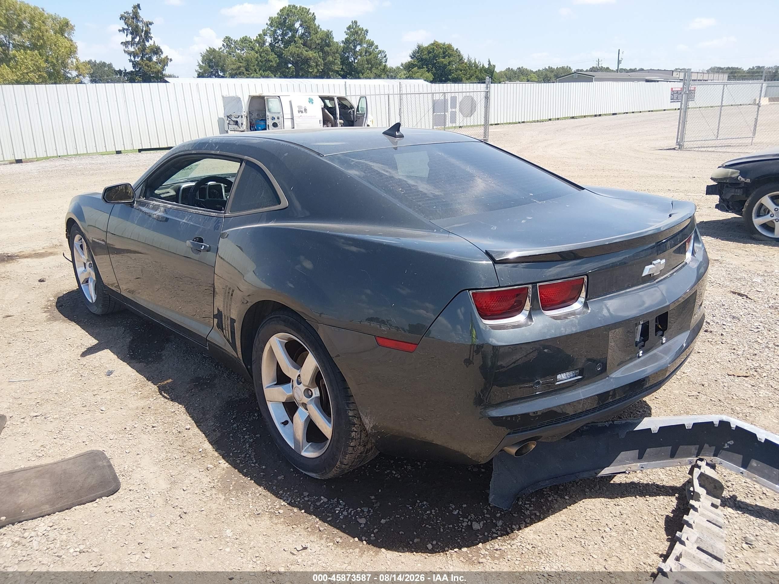 2012 Chevrolet Camaro 2lt Black vin: 2G1FC1E3XC9172016
