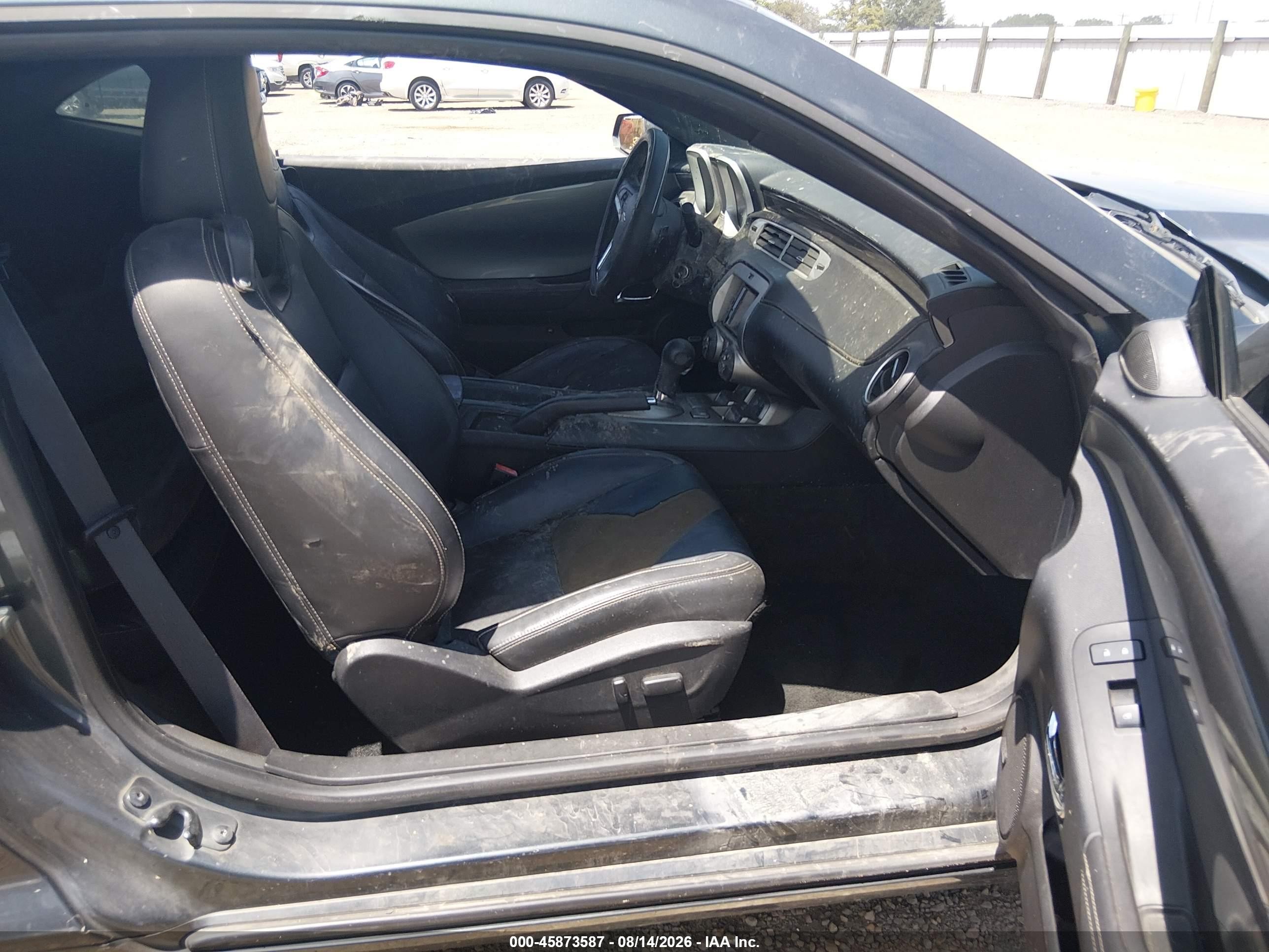 2012 Chevrolet Camaro 2lt Black vin: 2G1FC1E3XC9172016