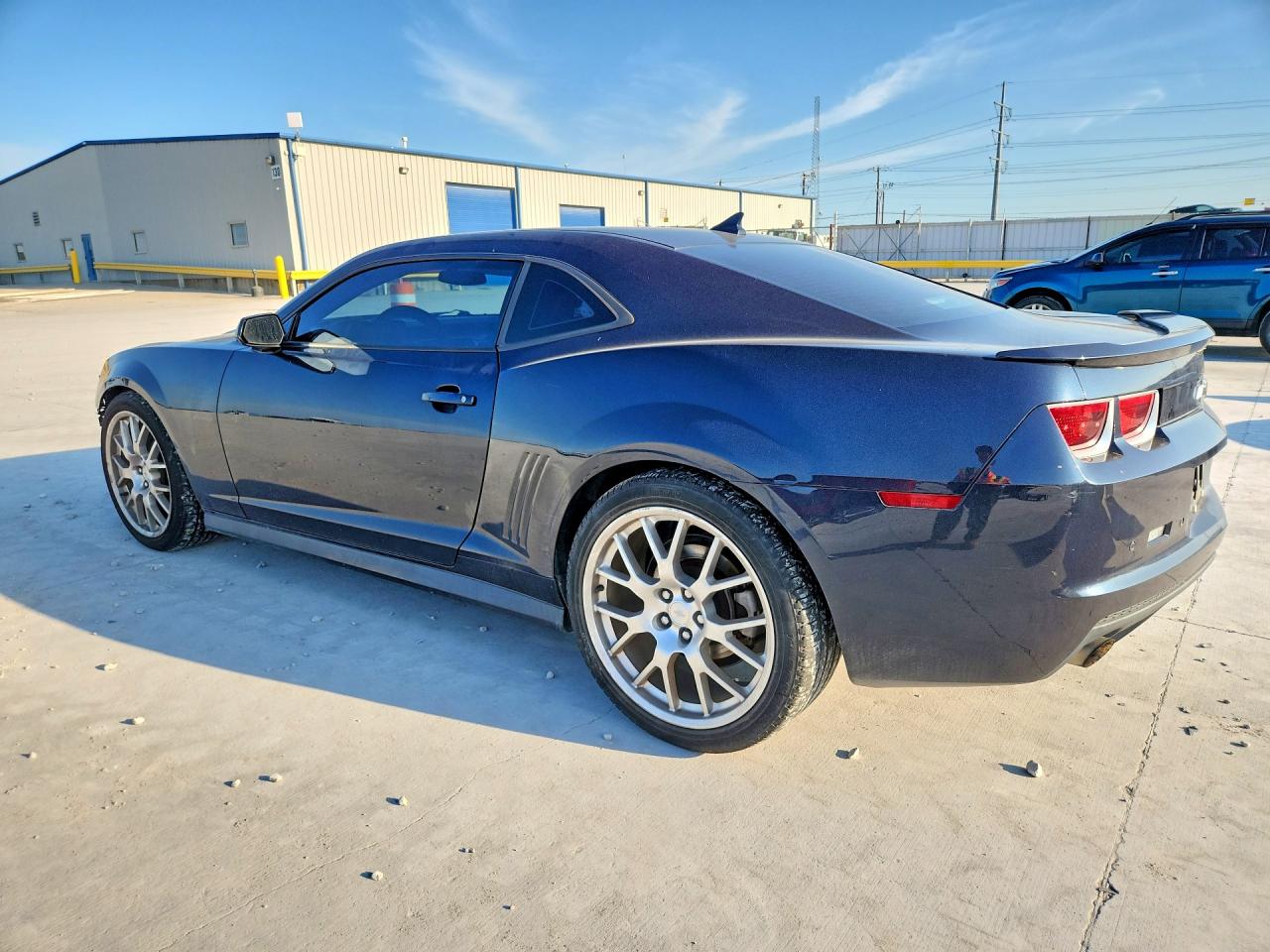 2013 Chevrolet Camaro Lt Blue vin: 2G1FC1E3XD9137347