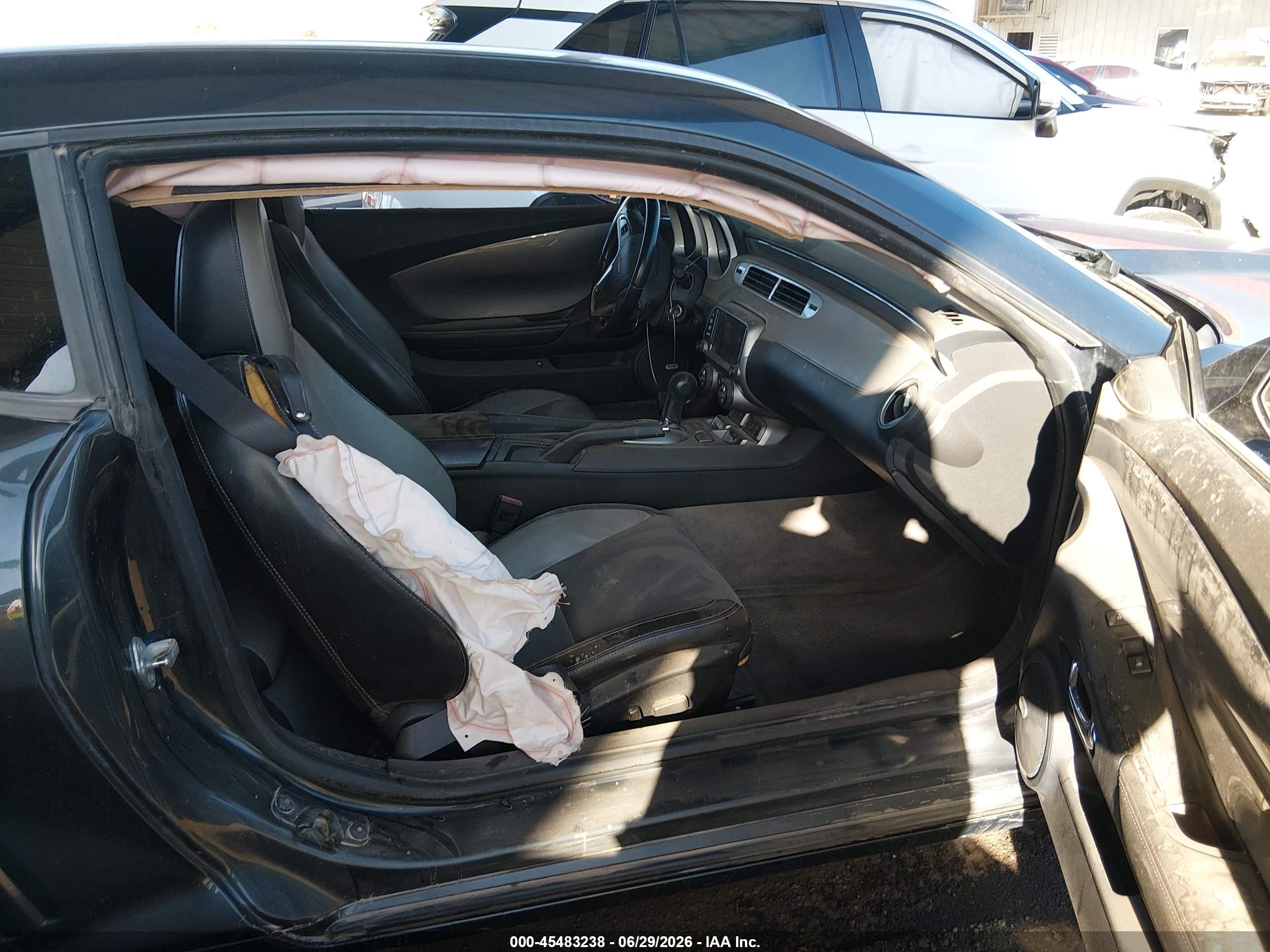 2013 Chevrolet Camaro 2lt Black vin: 2G1FC1E3XD9158876