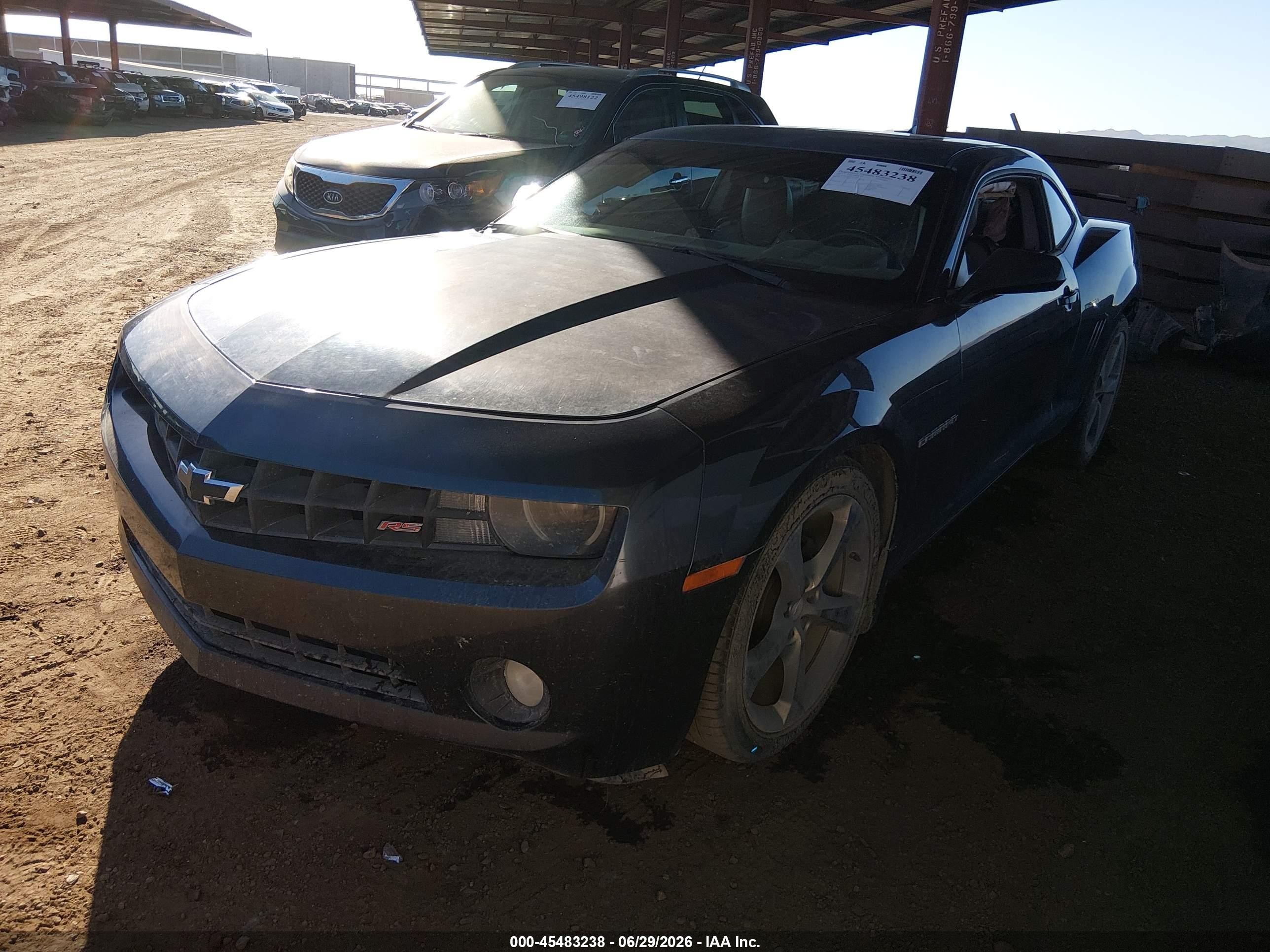 2013 Chevrolet Camaro 2lt Black vin: 2G1FC1E3XD9158876