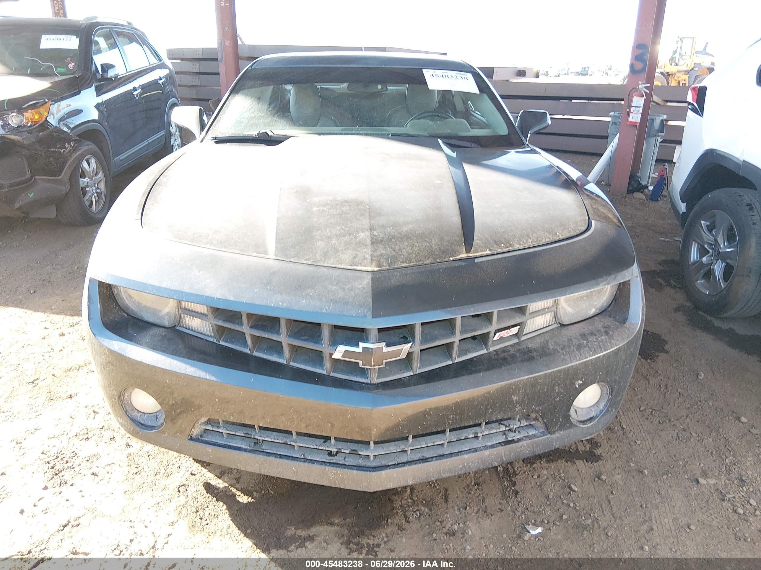 2013 Chevrolet Camaro 2lt Black vin: 2G1FC1E3XD9158876