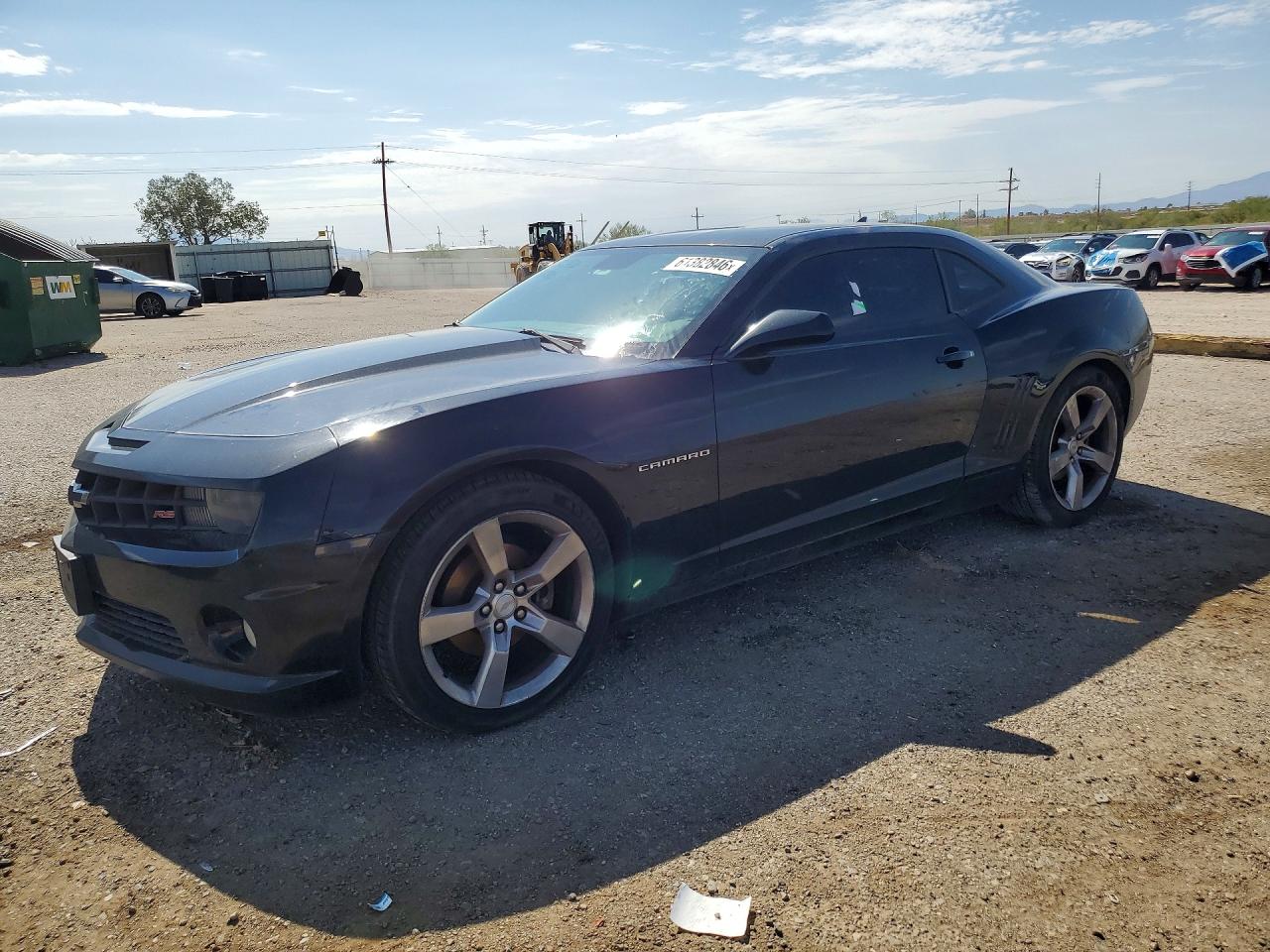 2011 Chevrolet Camaro Base Black vin: 2G1FC1ED0B9100748