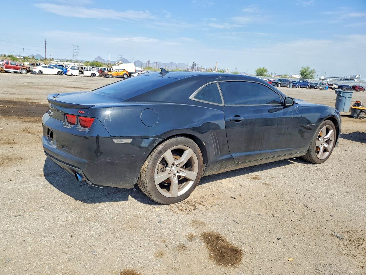 2011 Chevrolet Camaro Base Black vin: 2G1FC1ED0B9100748