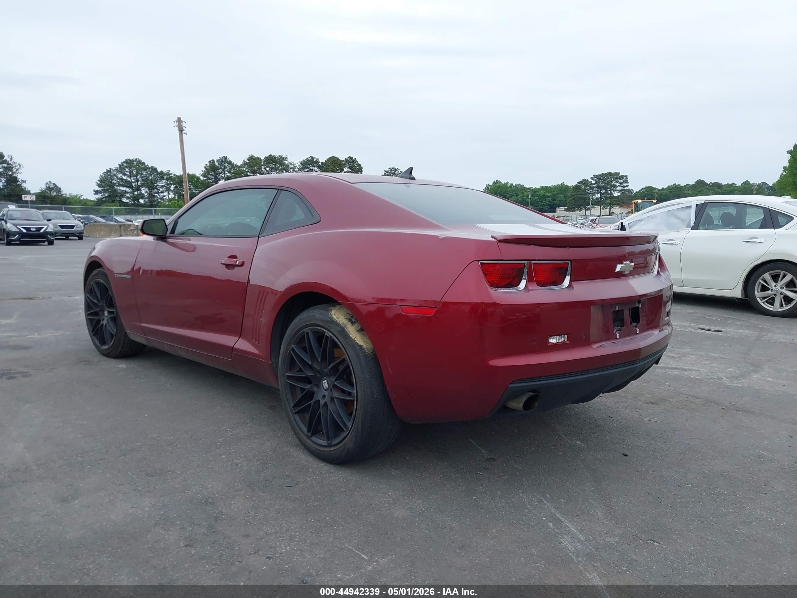 2011 Chevrolet Camaro 2lt Red vin: 2G1FC1ED0B9112642