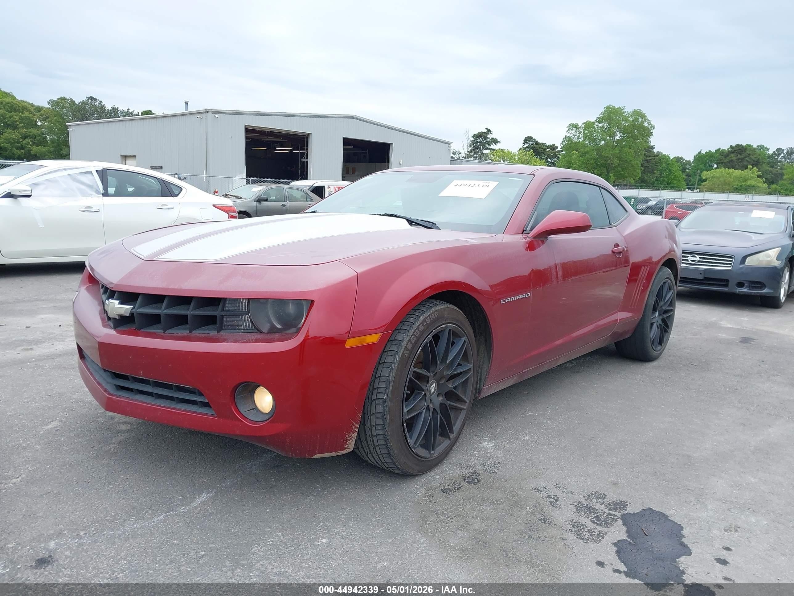 2011 Chevrolet Camaro 2lt Red vin: 2G1FC1ED0B9112642