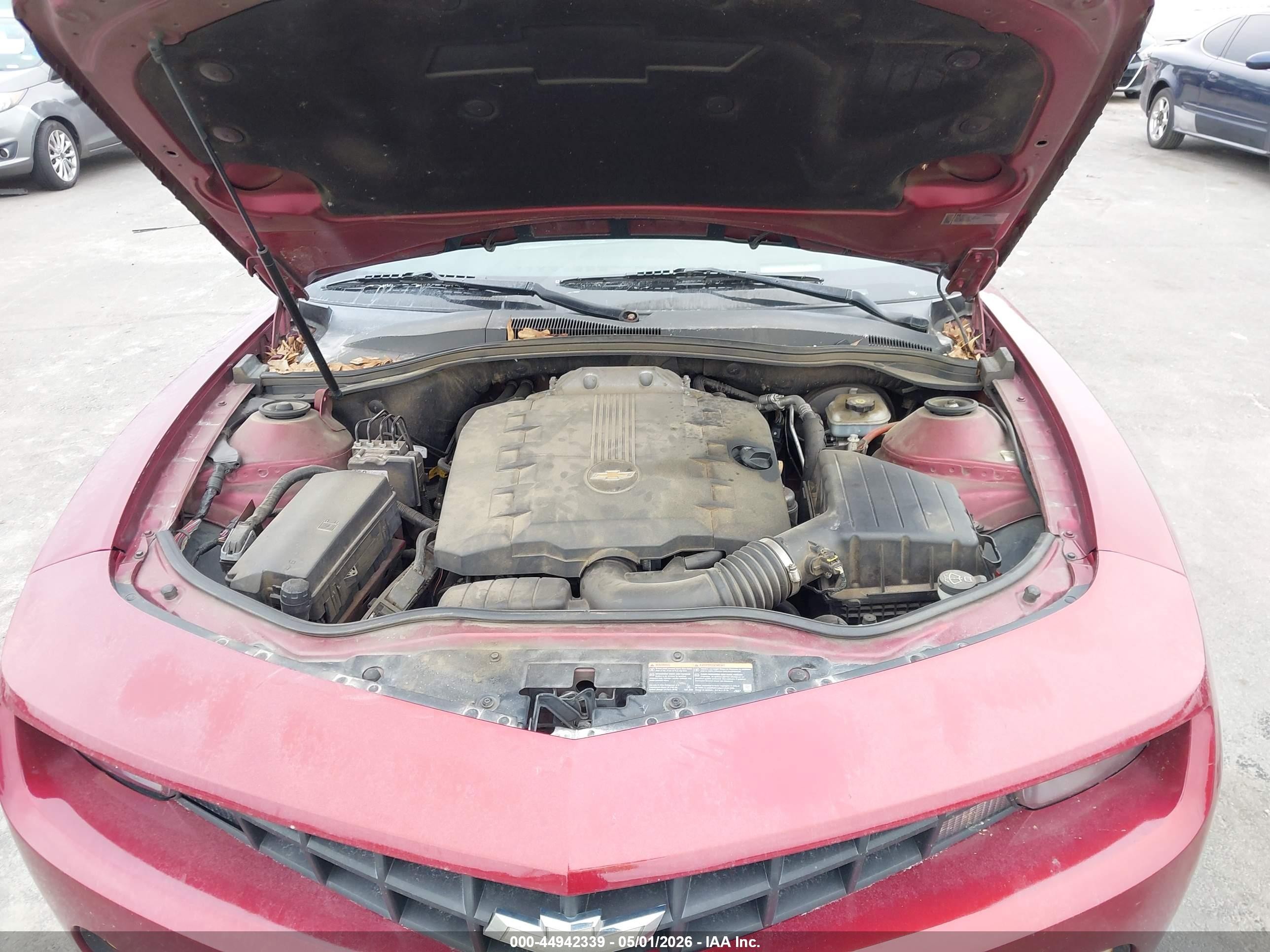 2011 Chevrolet Camaro 2lt Red vin: 2G1FC1ED0B9112642