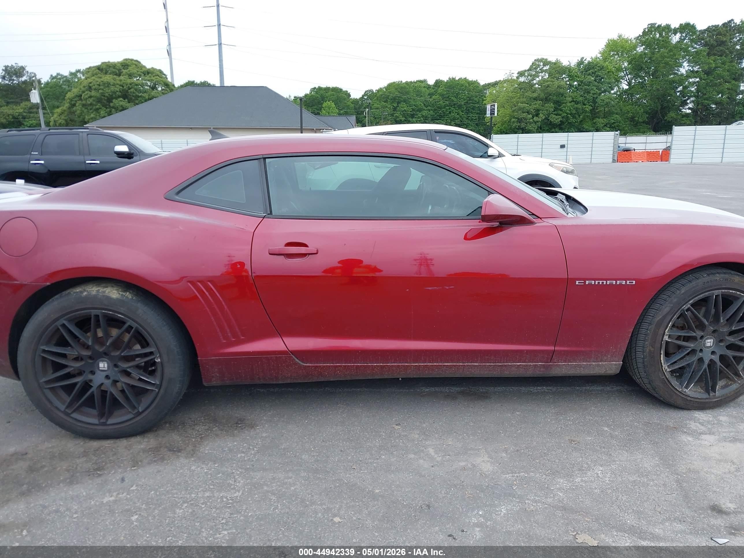 2011 Chevrolet Camaro 2lt Red vin: 2G1FC1ED0B9112642