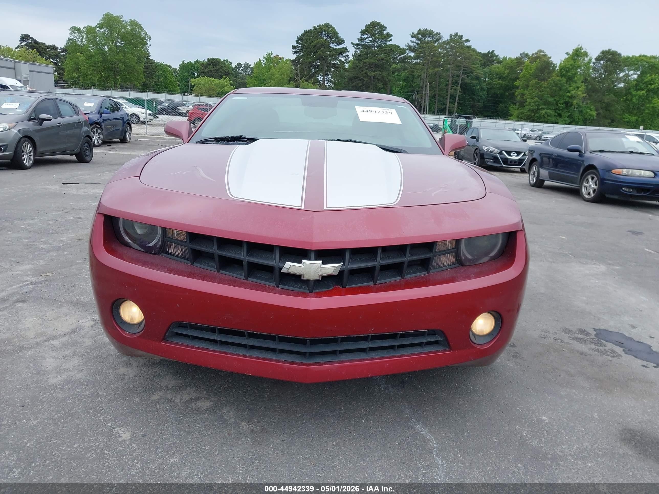 2011 Chevrolet Camaro 2lt Red vin: 2G1FC1ED0B9112642