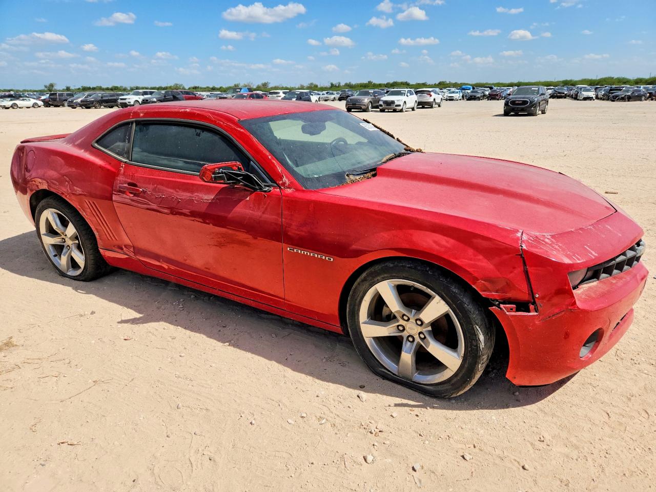 2011 Chevrolet Camaro Lt Red vin: 2G1FC1ED0B9148587