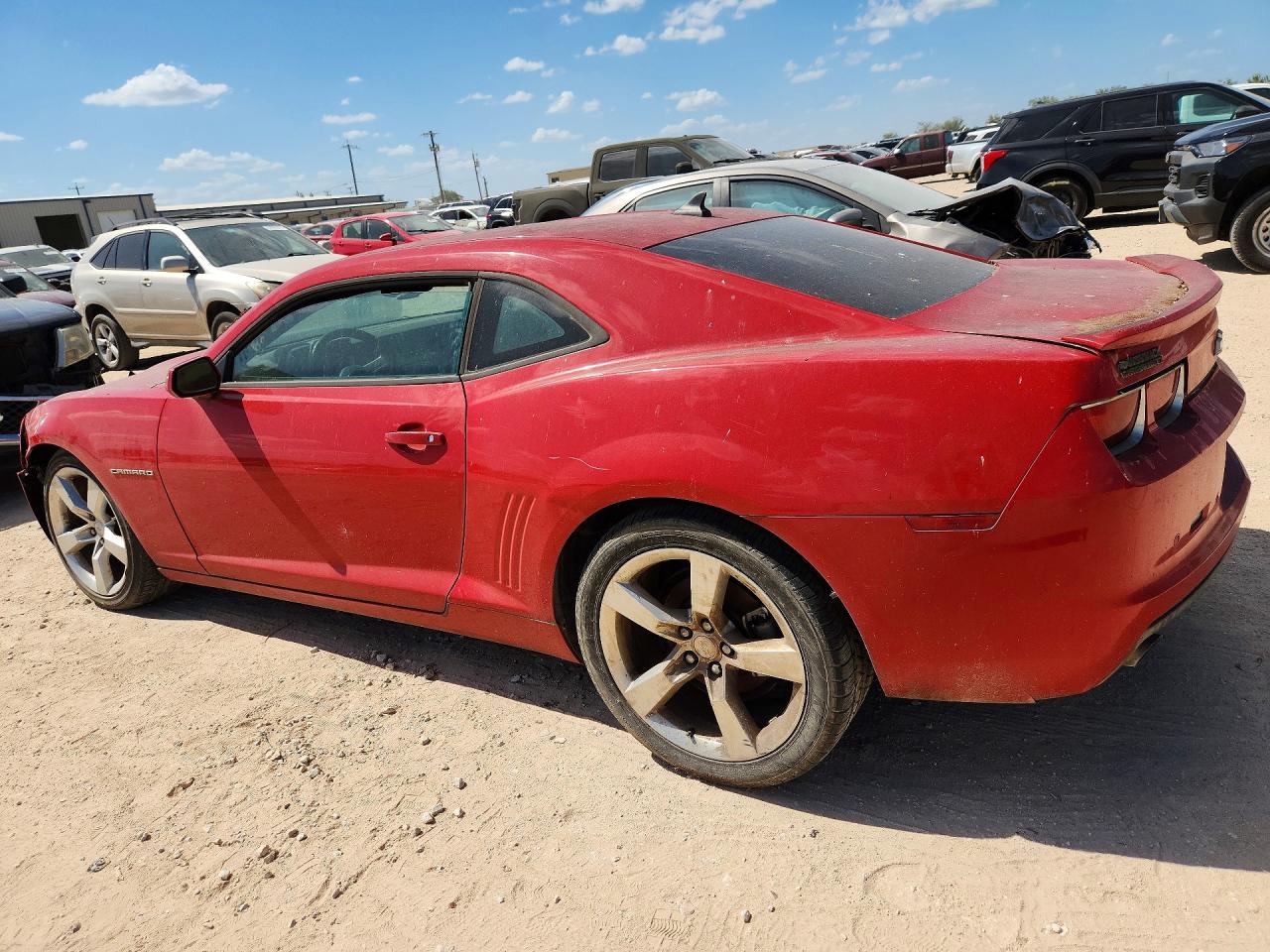 2011 Chevrolet Camaro Lt Red vin: 2G1FC1ED0B9148587
