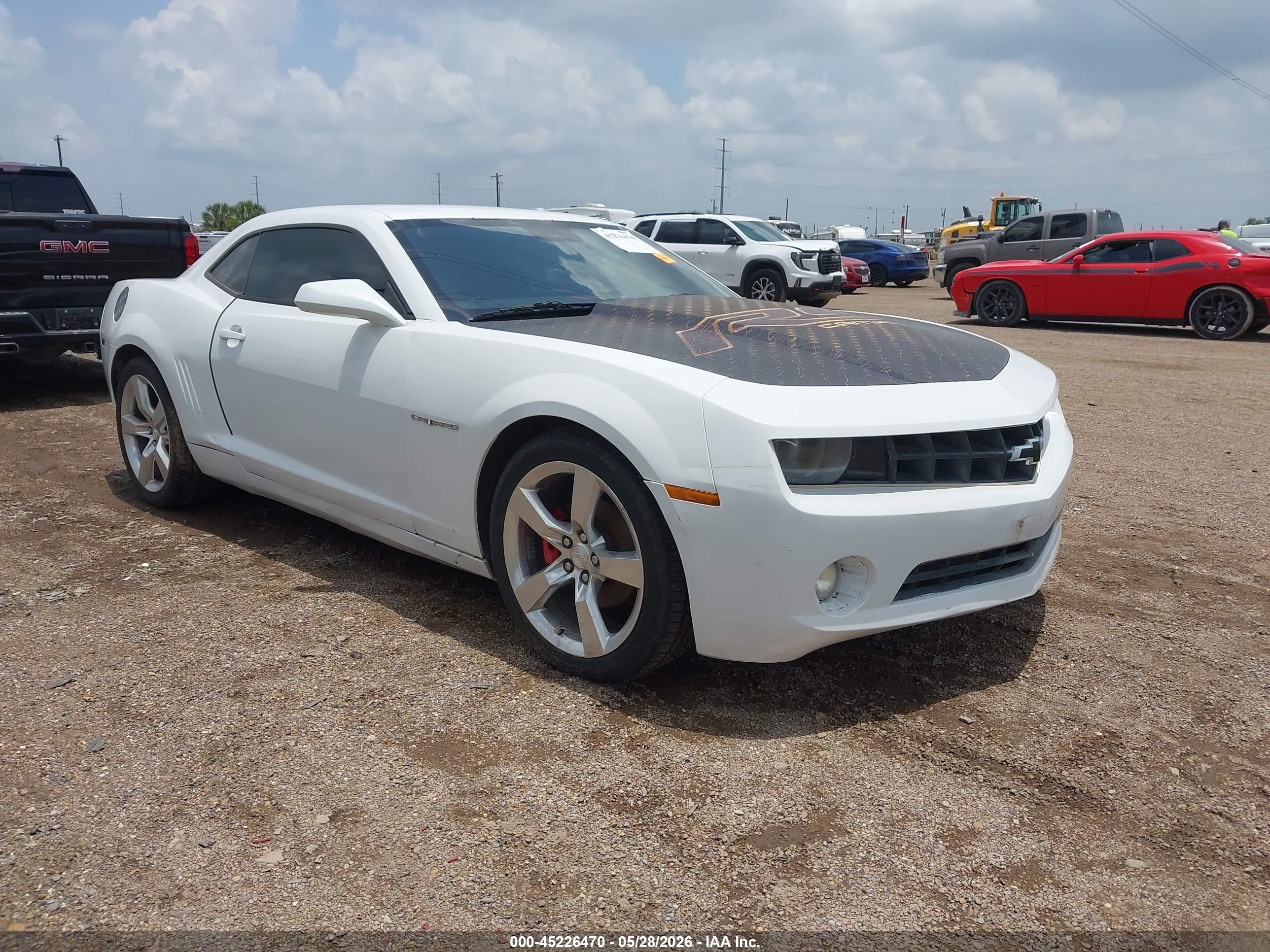 2011 Chevrolet Camaro 2lt Белый vin: 2G1FC1ED0B9158195