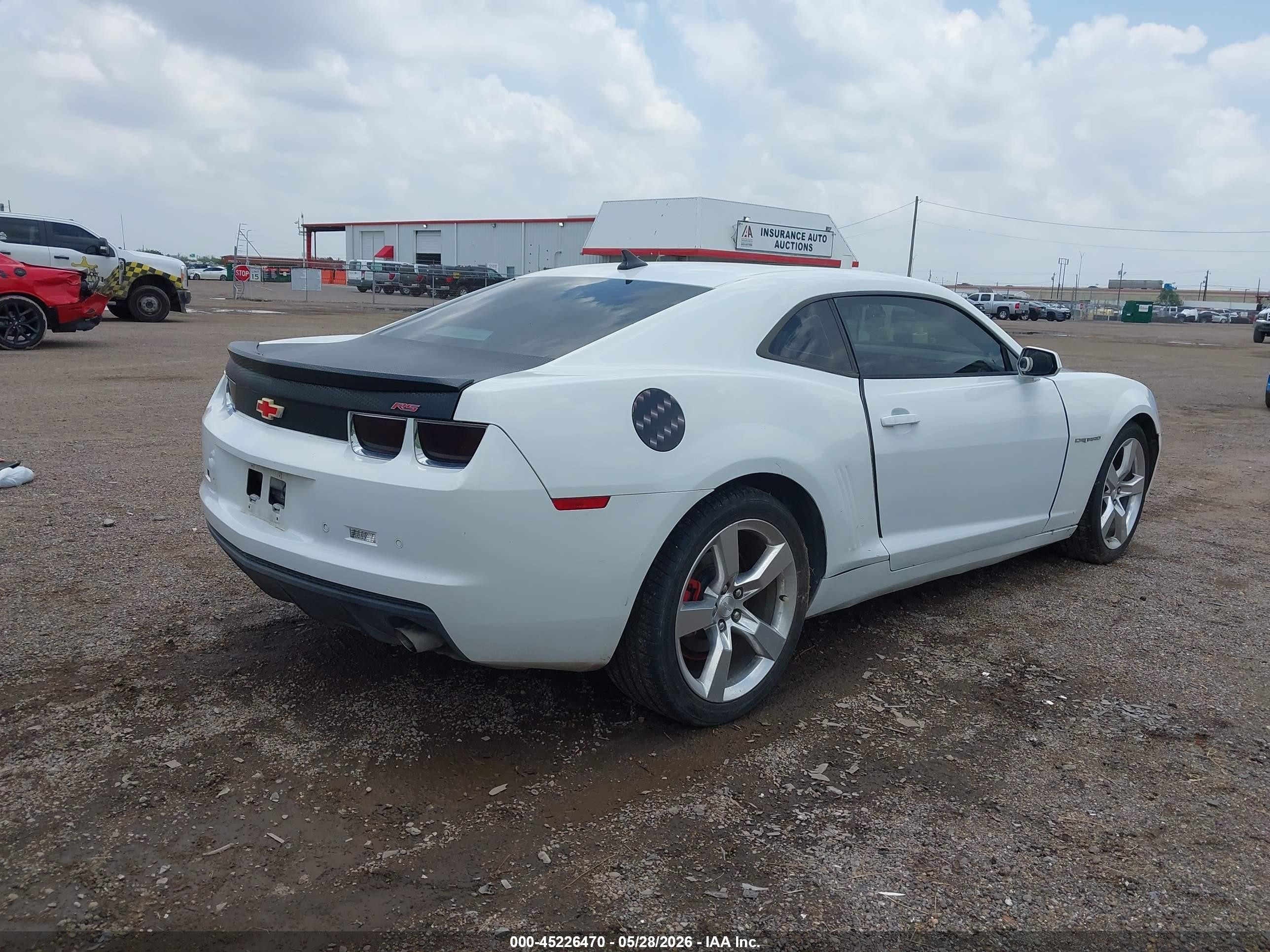 2011 Chevrolet Camaro 2lt White vin: 2G1FC1ED0B9158195