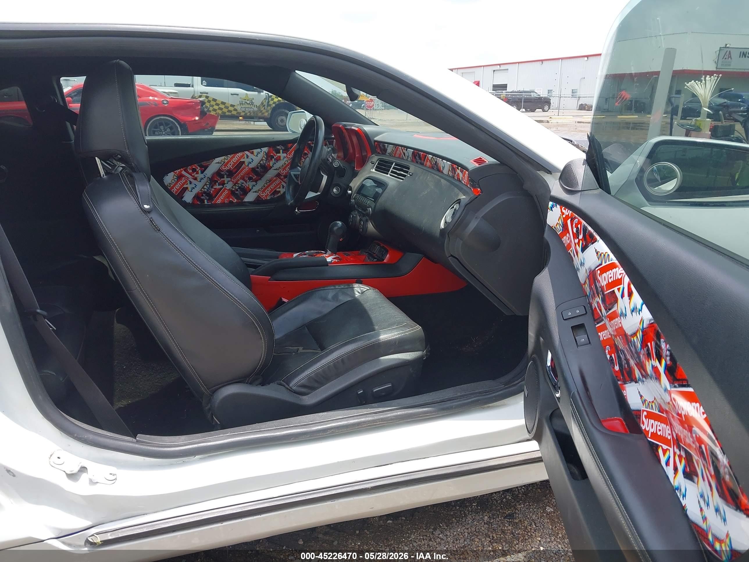 2011 Chevrolet Camaro 2lt White vin: 2G1FC1ED0B9158195