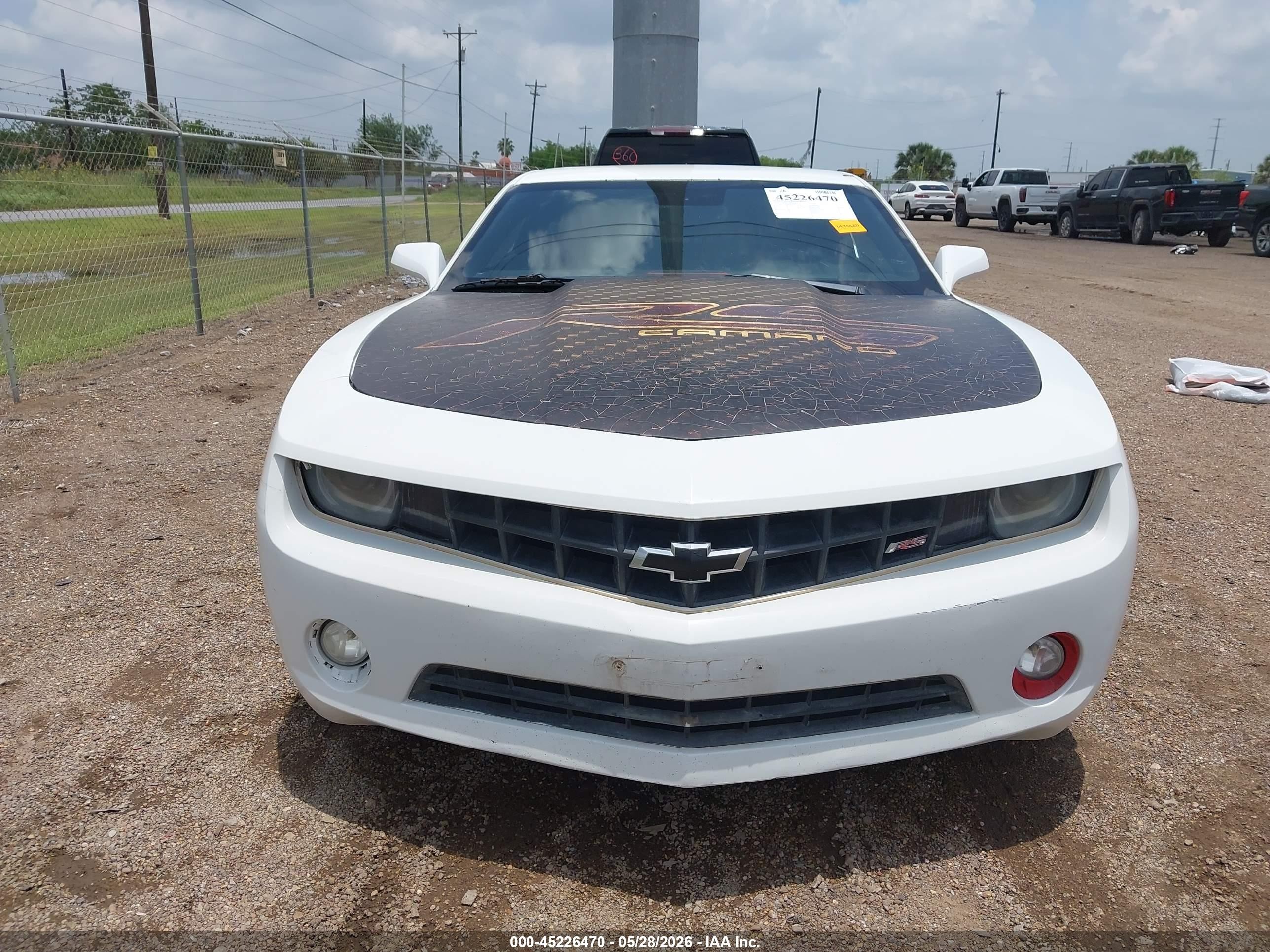 2011 Chevrolet Camaro 2lt White vin: 2G1FC1ED0B9158195