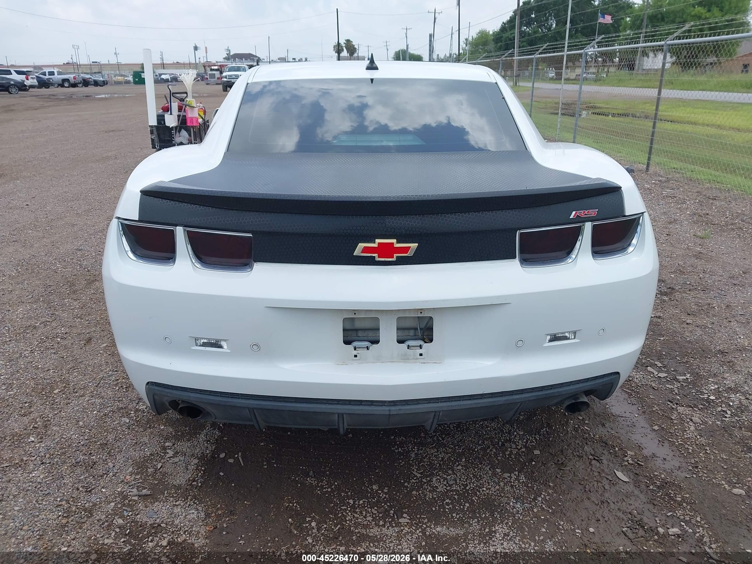 2011 Chevrolet Camaro 2lt White vin: 2G1FC1ED0B9158195