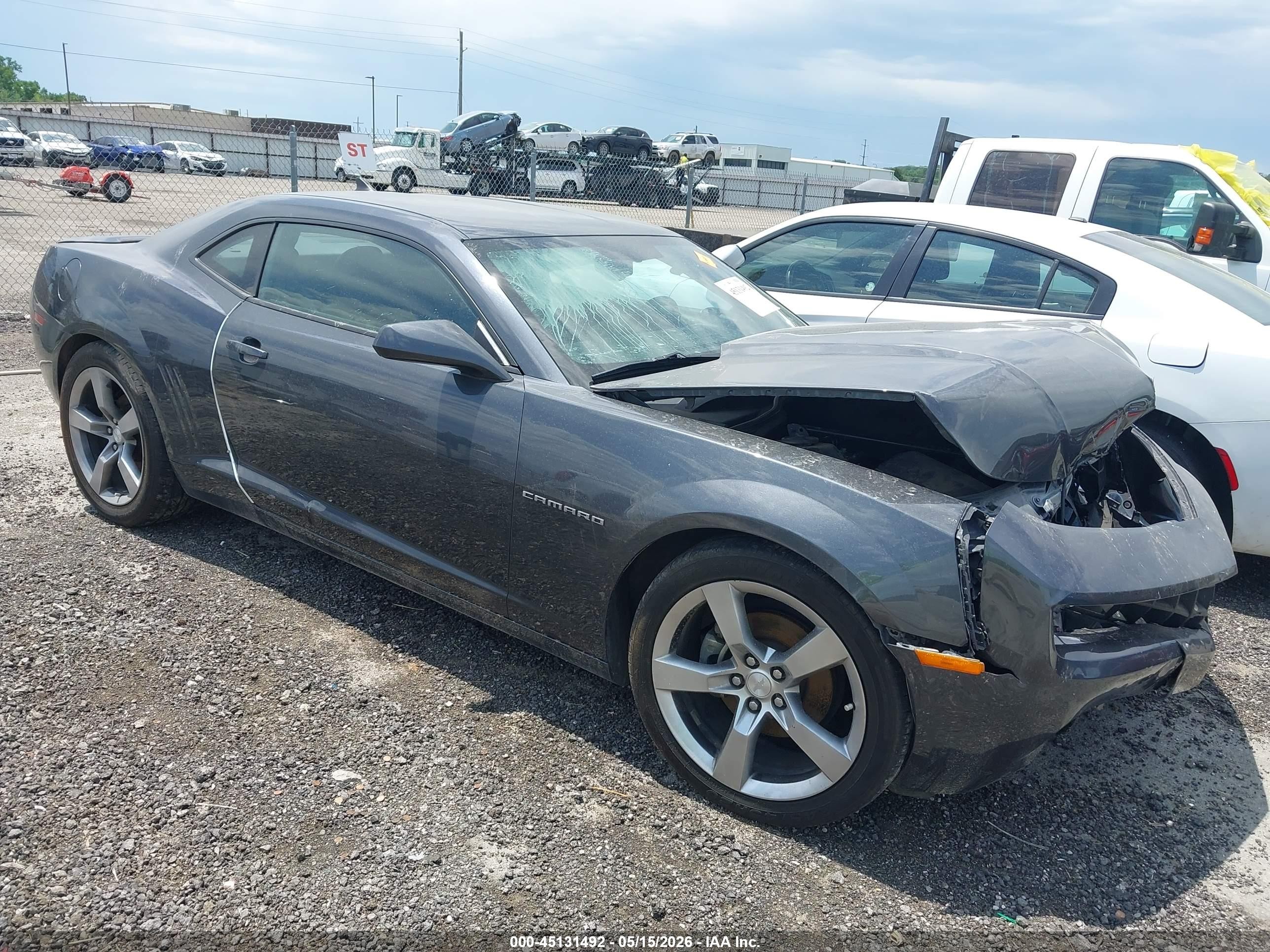 2011 Chevrolet Camaro 2lt Серый vin: 2G1FC1ED0B9173148