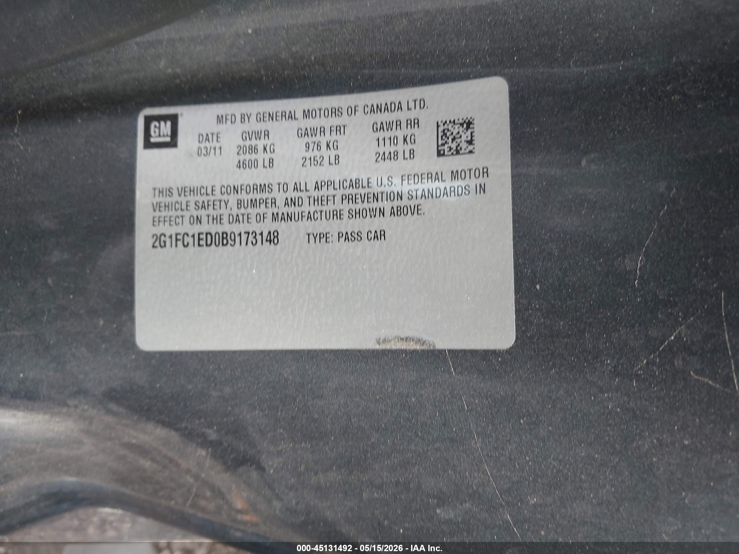 2011 Chevrolet Camaro 2lt Gray vin: 2G1FC1ED0B9173148