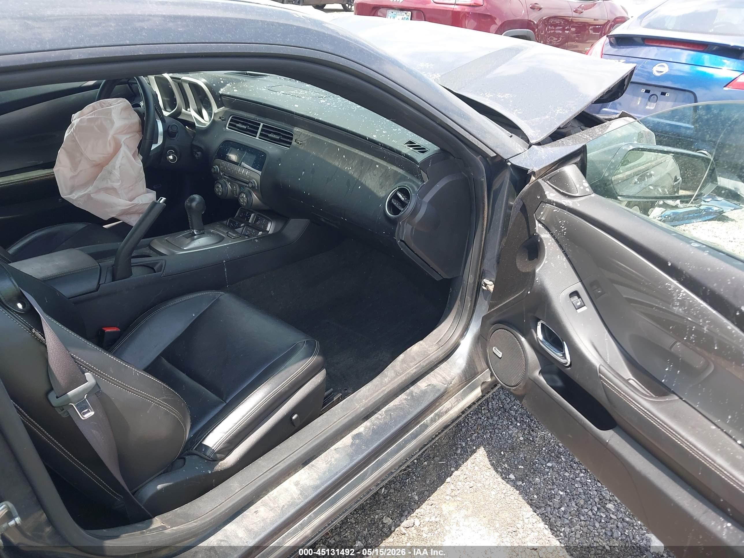 2011 Chevrolet Camaro 2lt Gray vin: 2G1FC1ED0B9173148