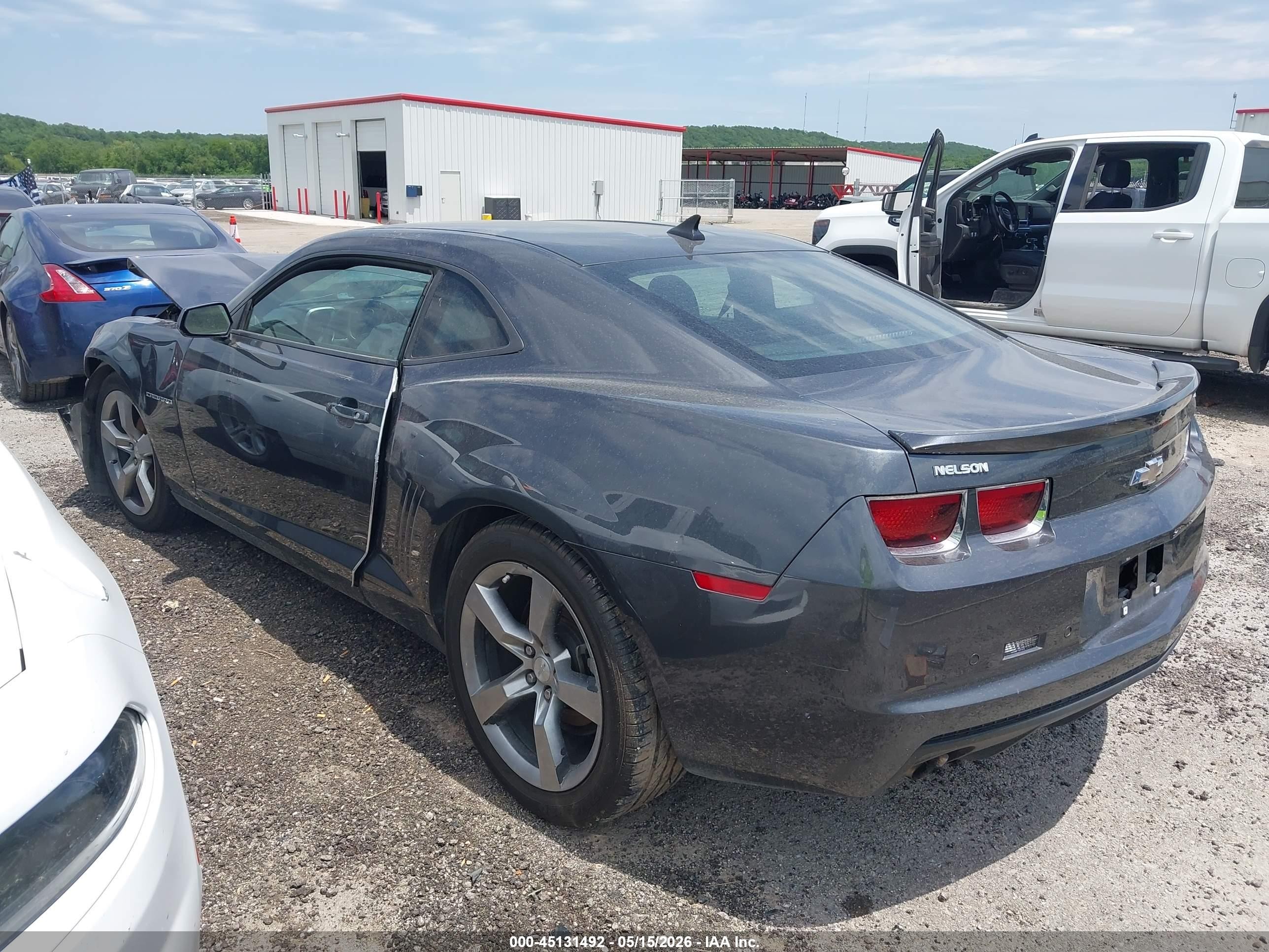 2011 Chevrolet Camaro 2lt Gray vin: 2G1FC1ED0B9173148