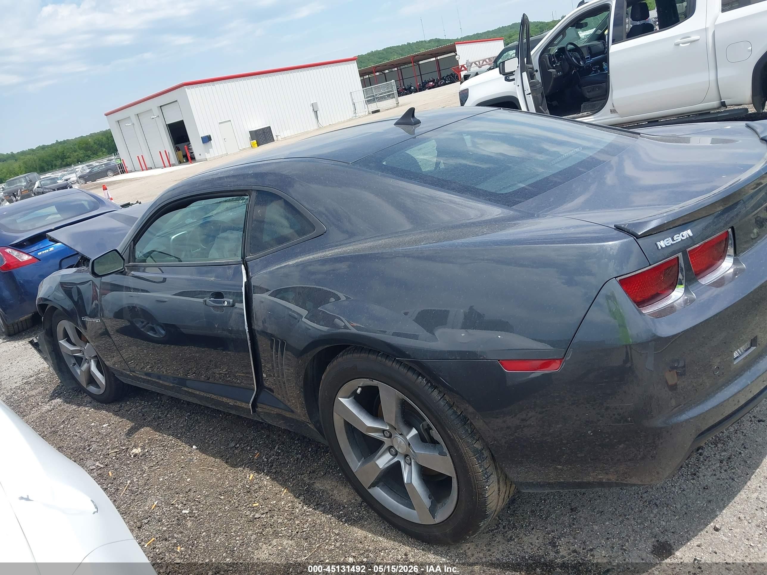 2011 Chevrolet Camaro 2lt Gray vin: 2G1FC1ED0B9173148