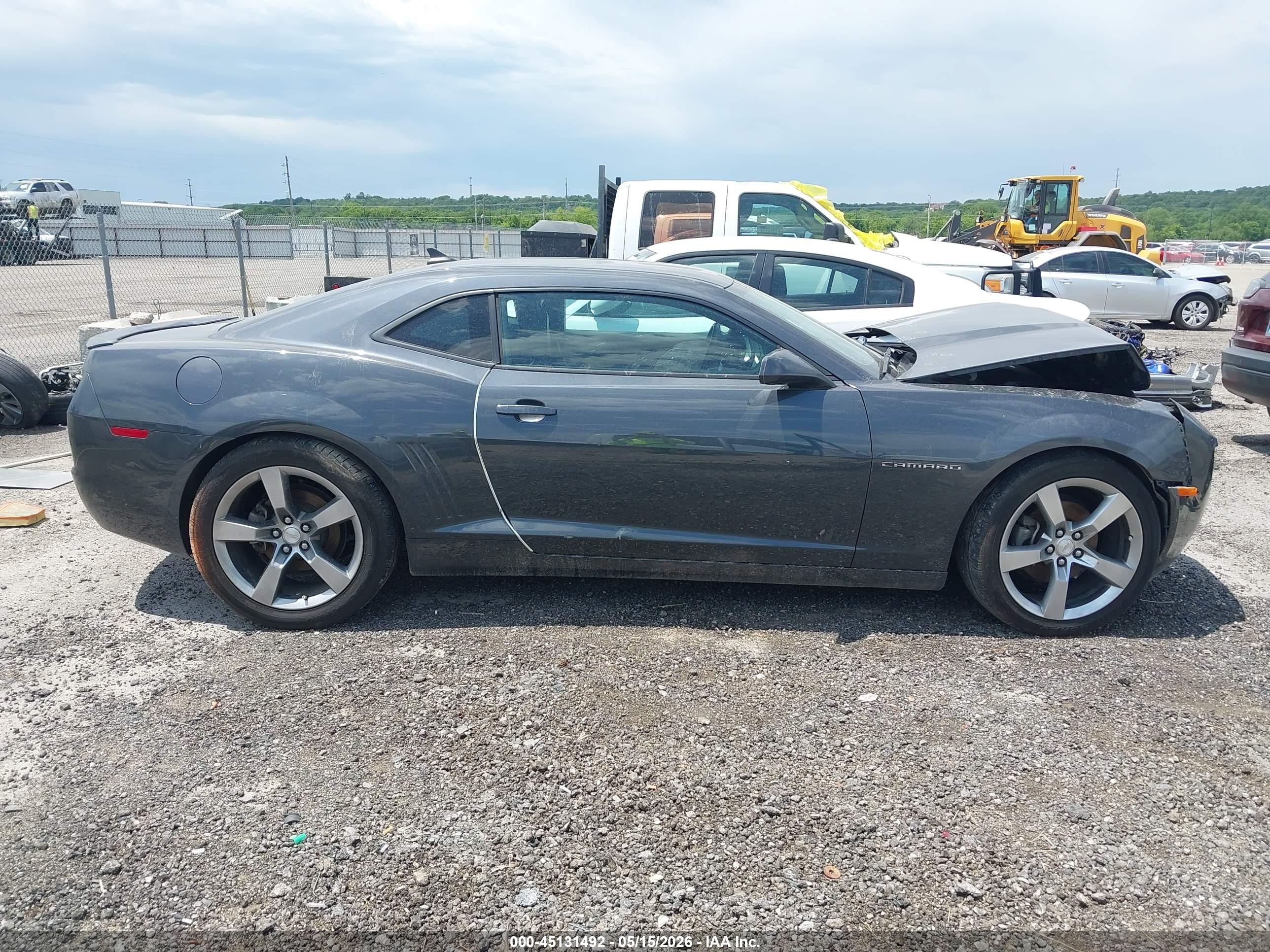 2011 Chevrolet Camaro 2lt Gray vin: 2G1FC1ED0B9173148