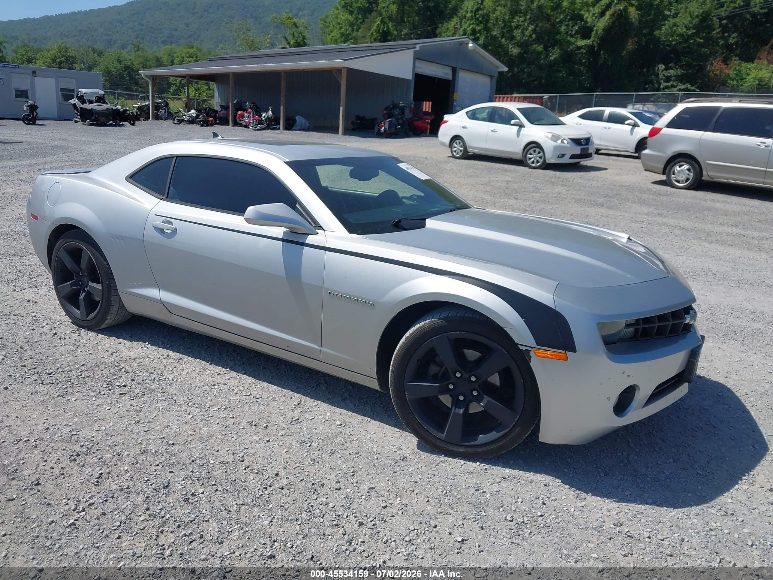 2011 Chevrolet Camaro 2lt Silver vin: 2G1FC1ED0B9208366