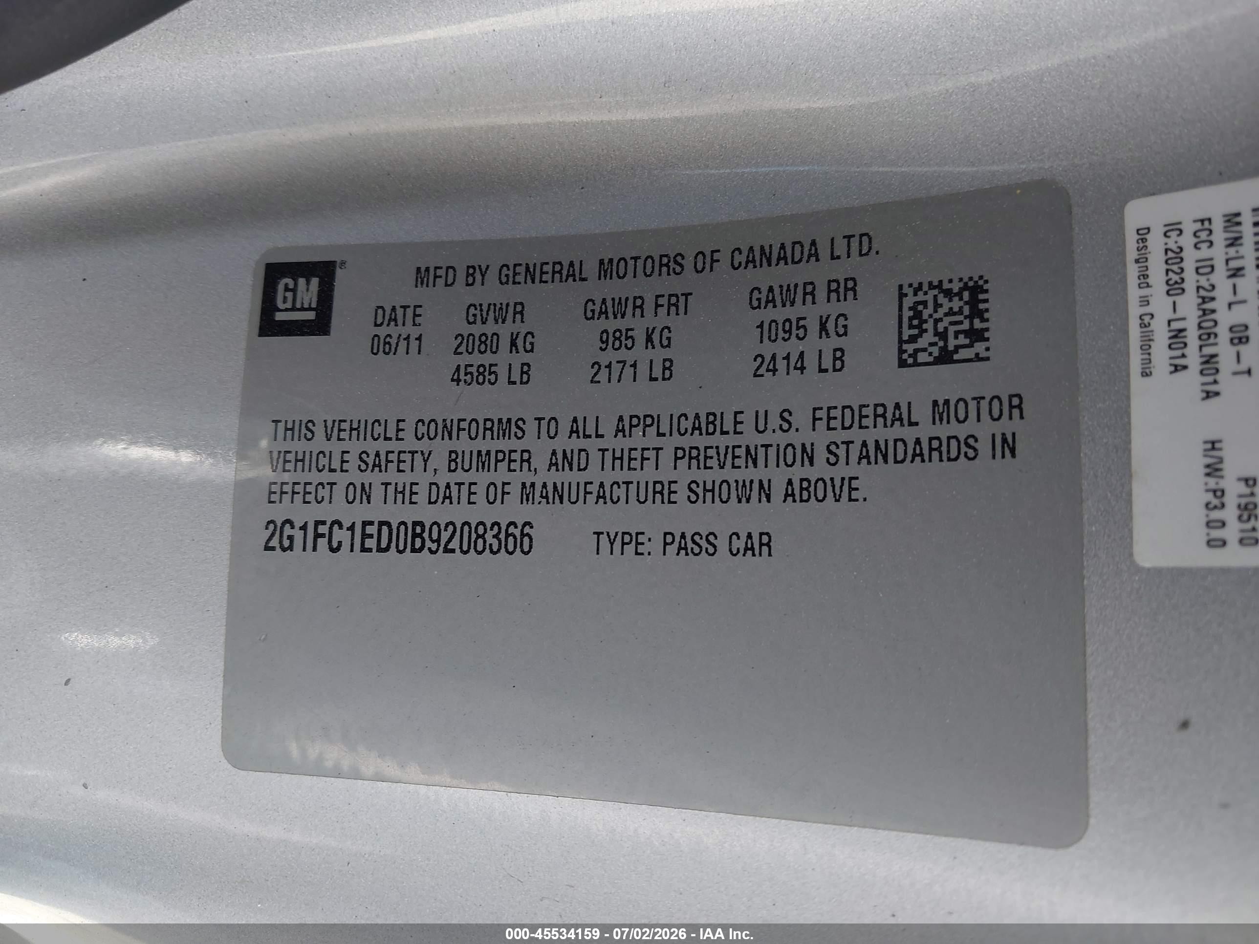 2011 Chevrolet Camaro 2lt Silver vin: 2G1FC1ED0B9208366