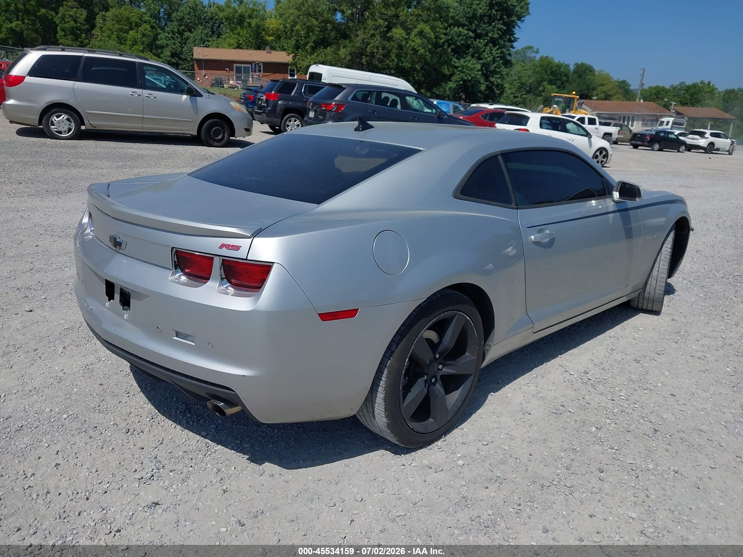 2011 Chevrolet Camaro 2lt Silver vin: 2G1FC1ED0B9208366