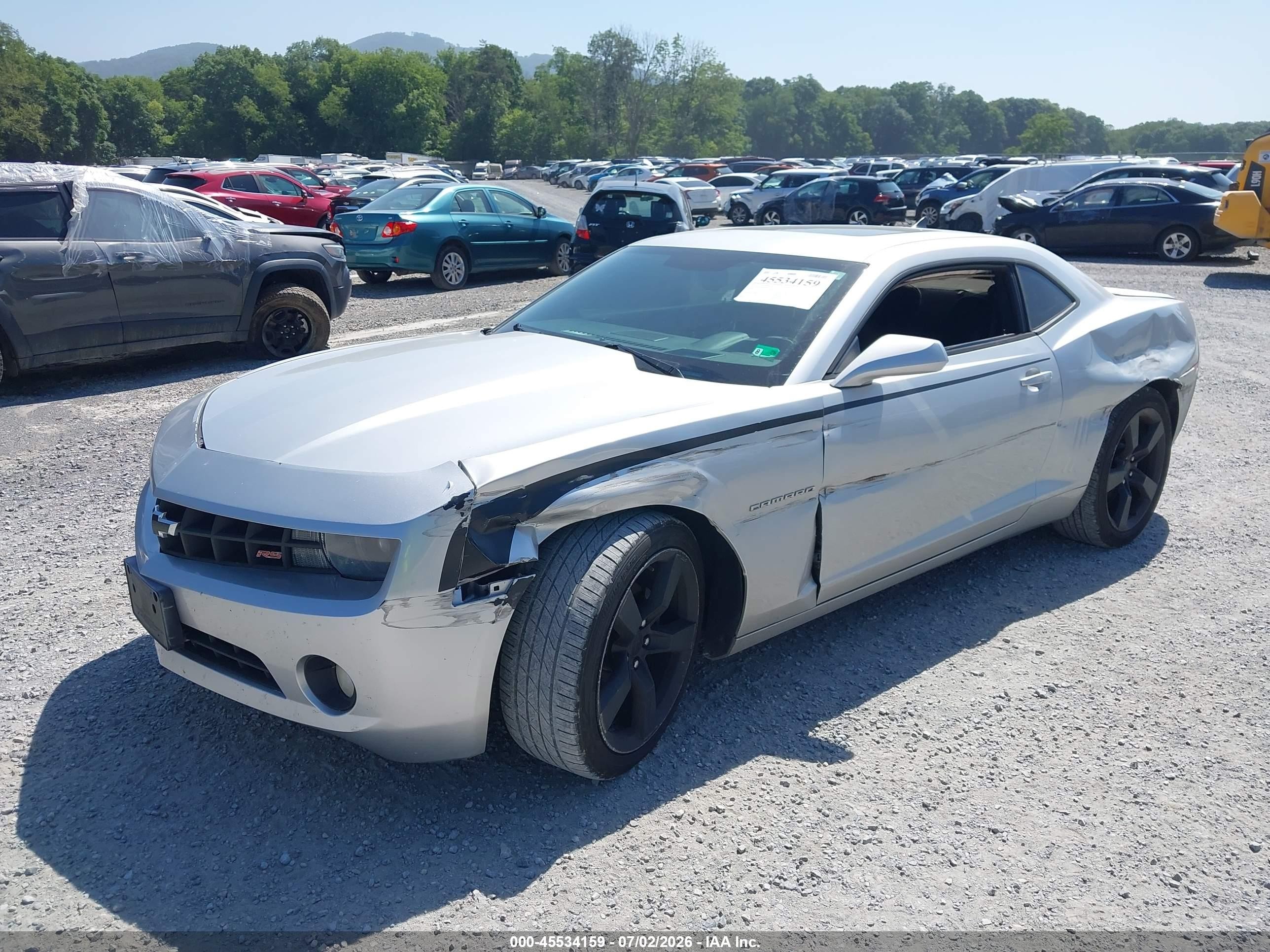 2011 Chevrolet Camaro 2lt Silver vin: 2G1FC1ED0B9208366
