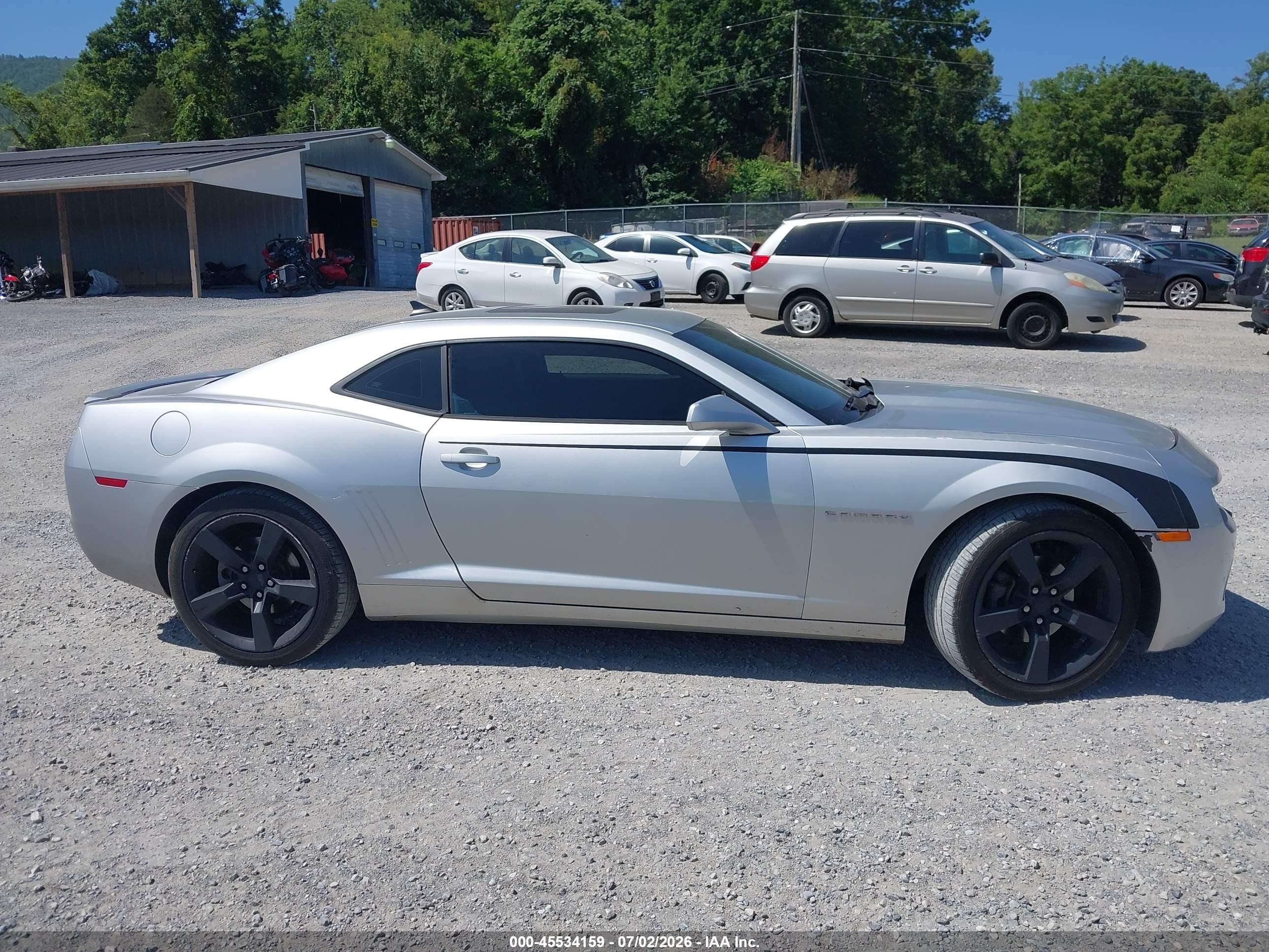 2011 Chevrolet Camaro 2lt Silver vin: 2G1FC1ED0B9208366