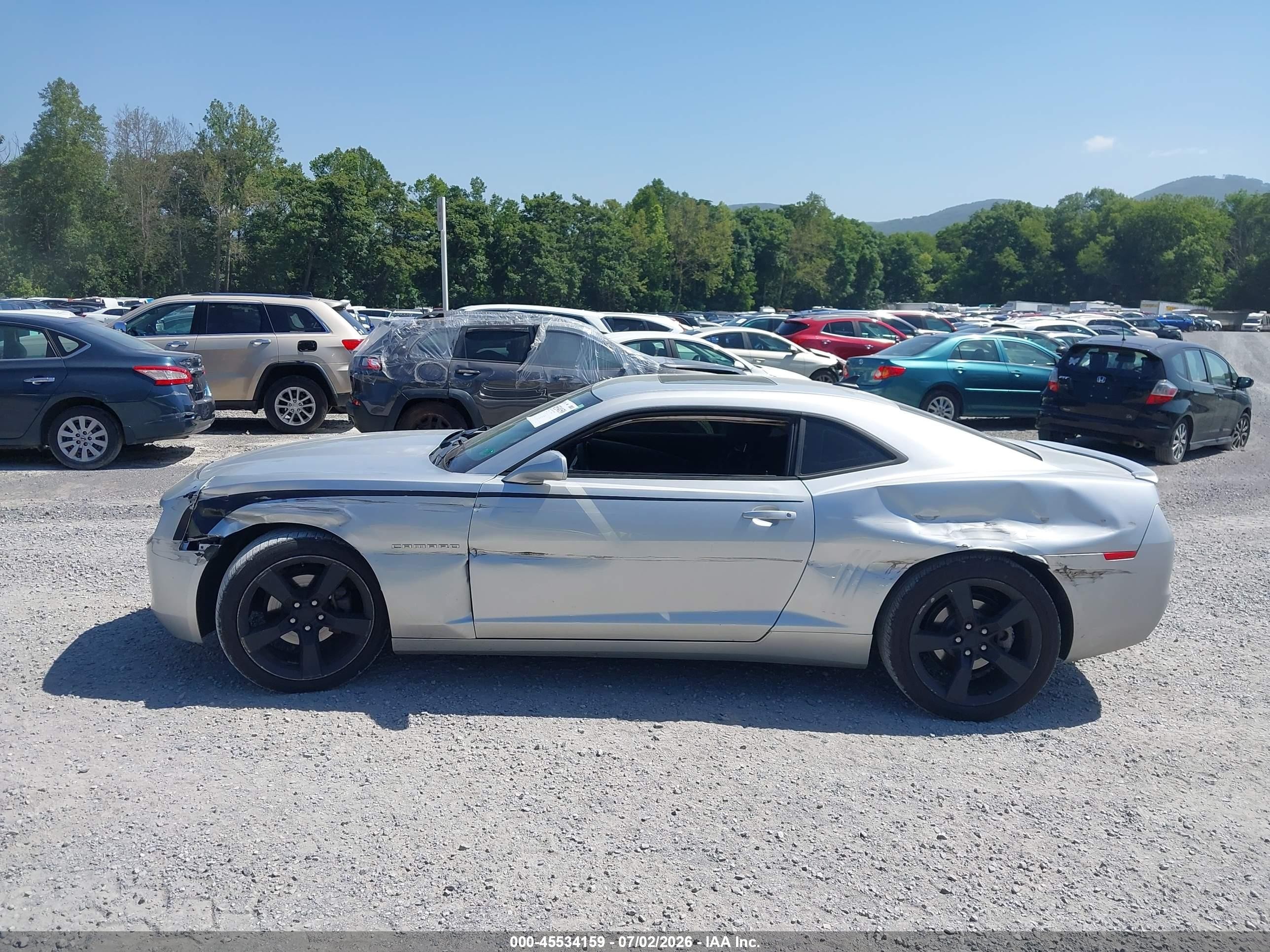 2011 Chevrolet Camaro 2lt Silver vin: 2G1FC1ED0B9208366
