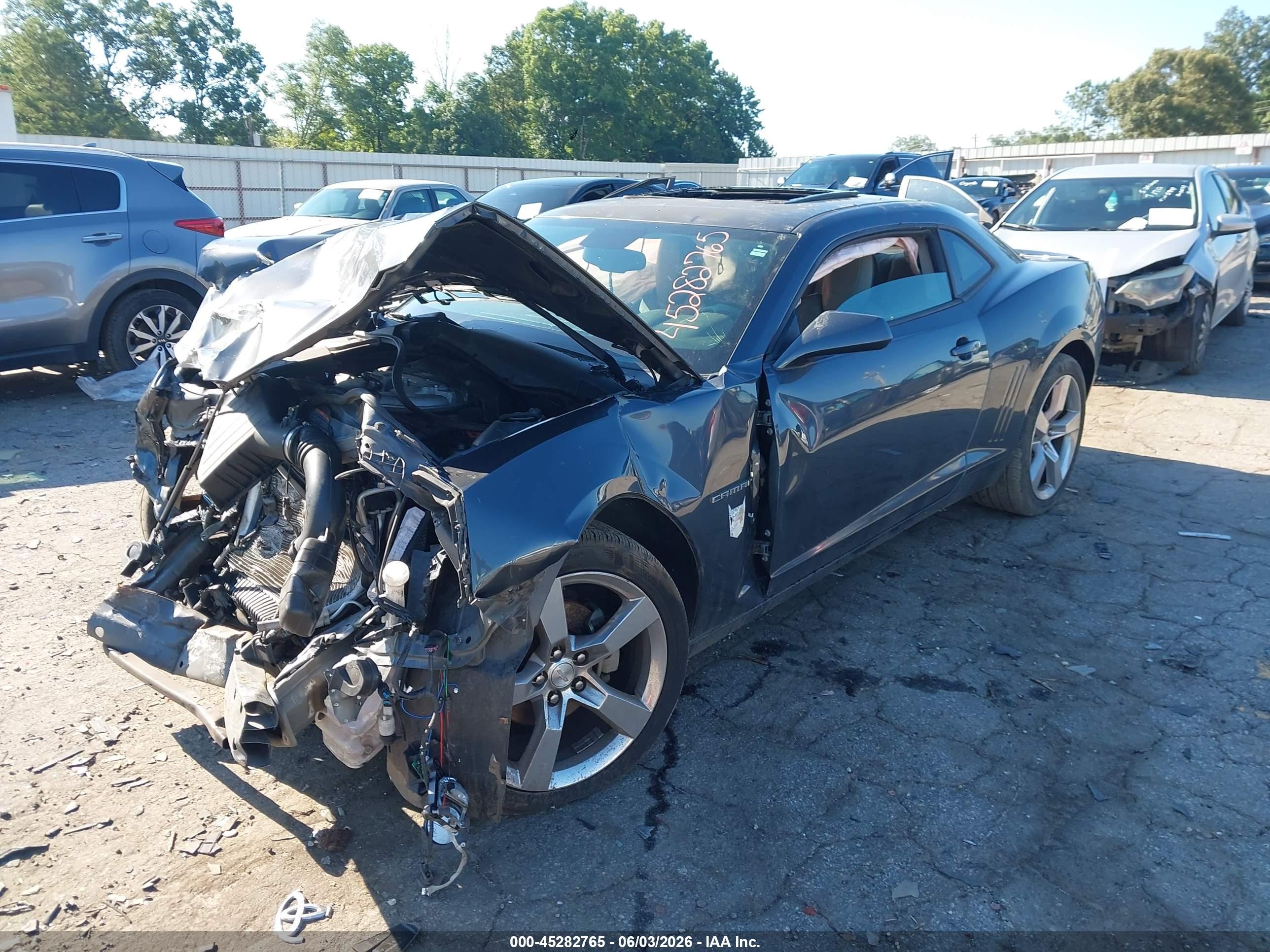 2011 Chevrolet Camaro 2lt Navy vin: 2G1FC1ED1B9125819