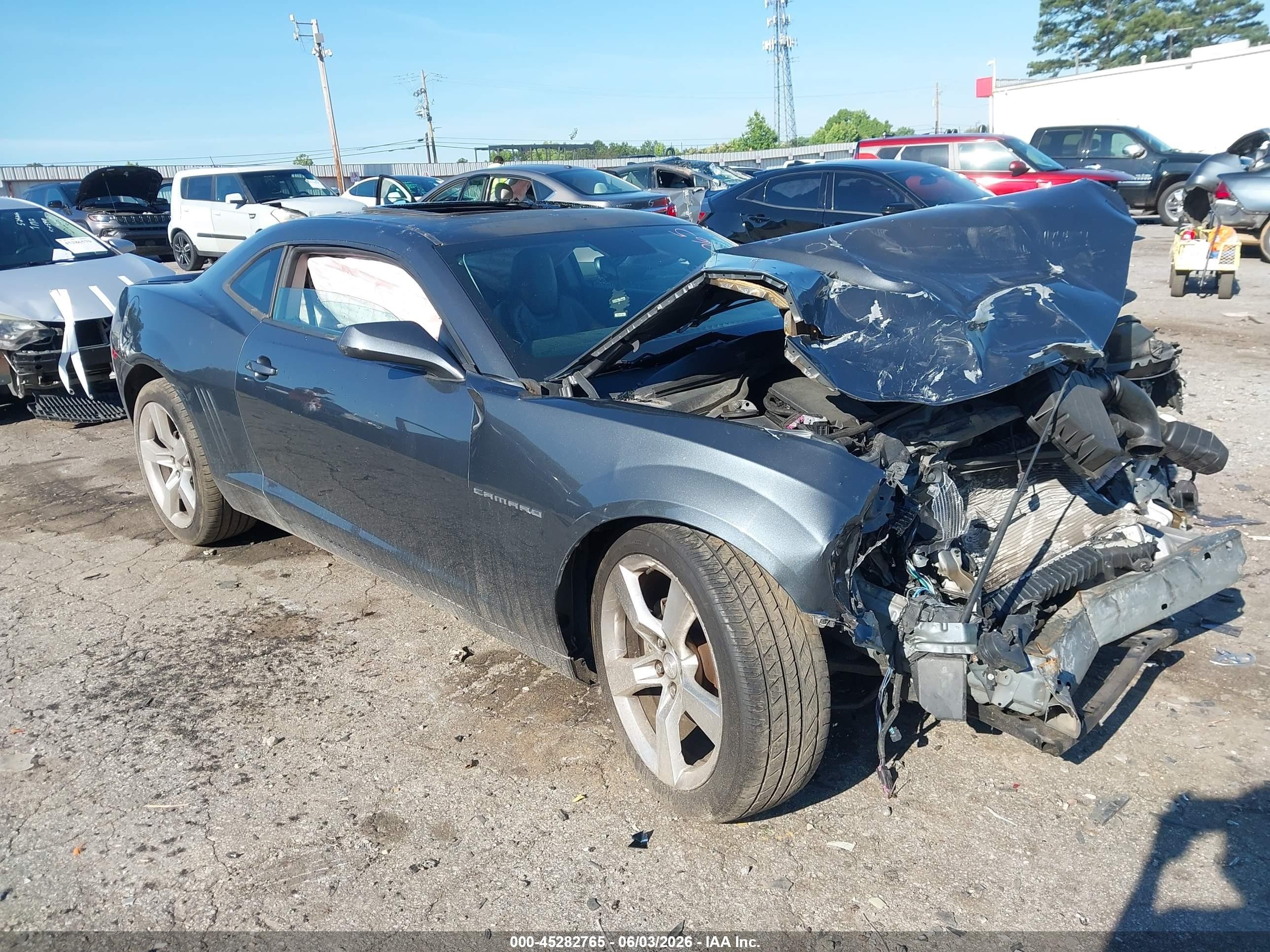 2011 Chevrolet Camaro 2lt Navy vin: 2G1FC1ED1B9125819