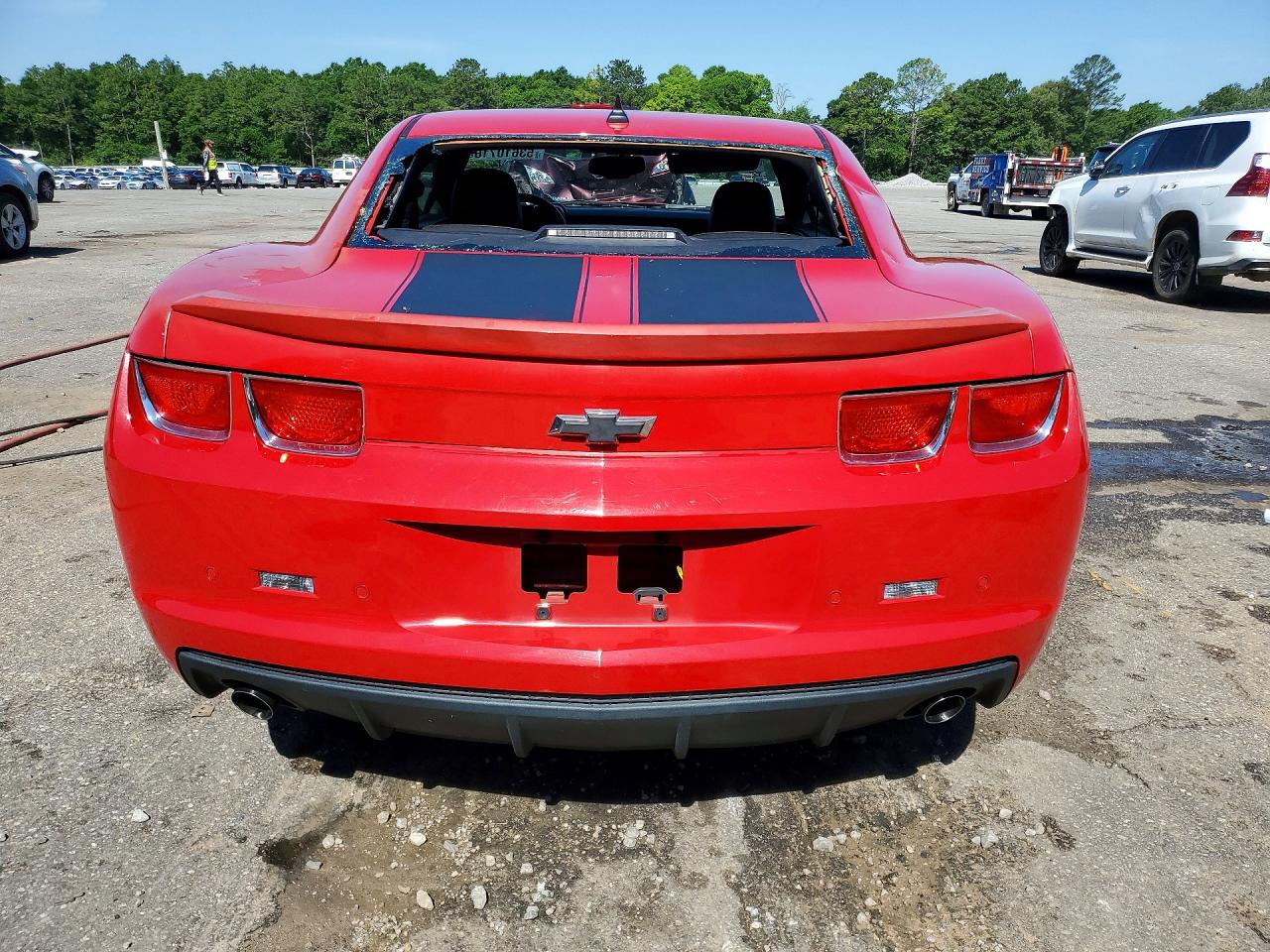 2011 Chevrolet Camaro Lt Красный vin: 2G1FC1ED1B9153667