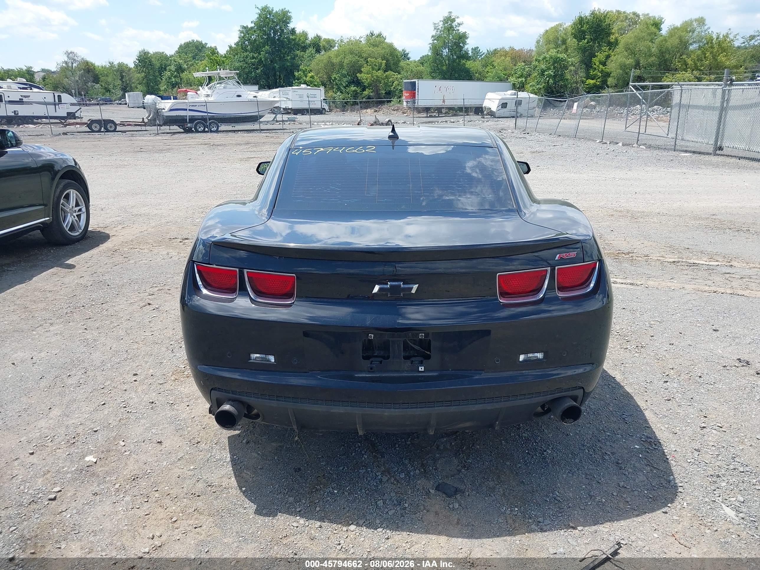 2011 Chevrolet Camaro 2lt Black vin: 2G1FC1ED1B9163129