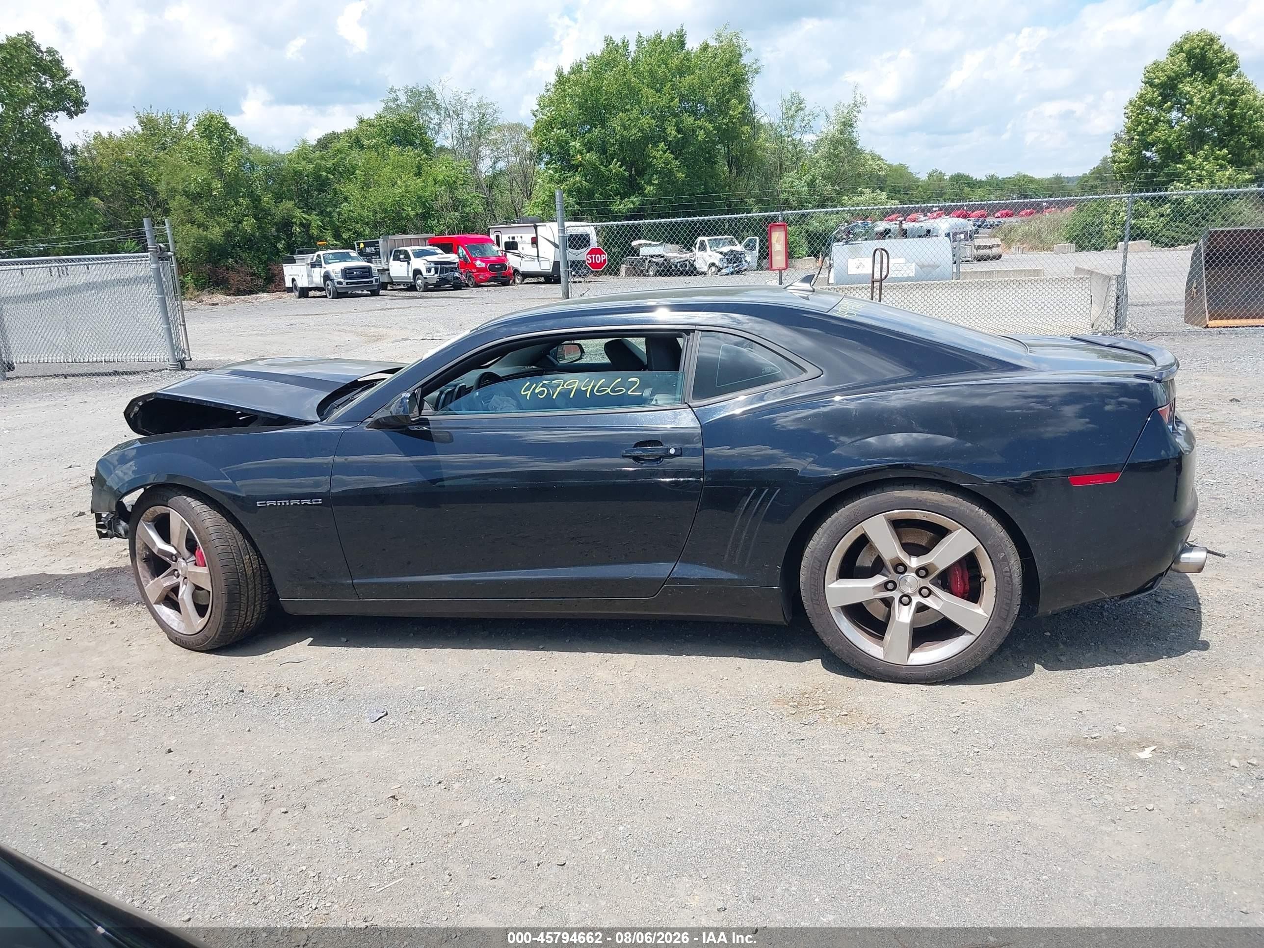 2011 Chevrolet Camaro 2lt Black vin: 2G1FC1ED1B9163129