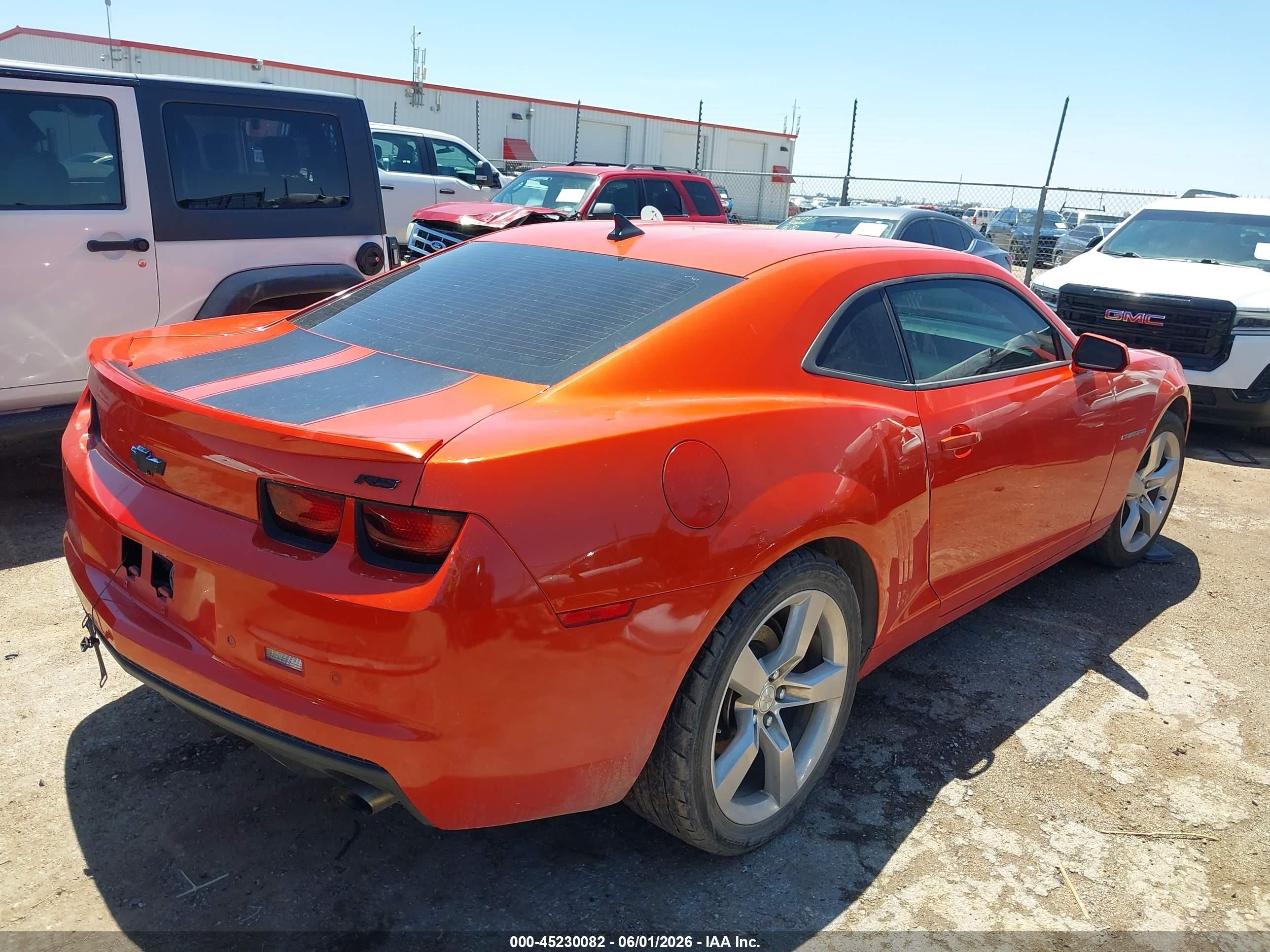 2011 Chevrolet Camaro 2lt Orange vin: 2G1FC1ED1B9174566