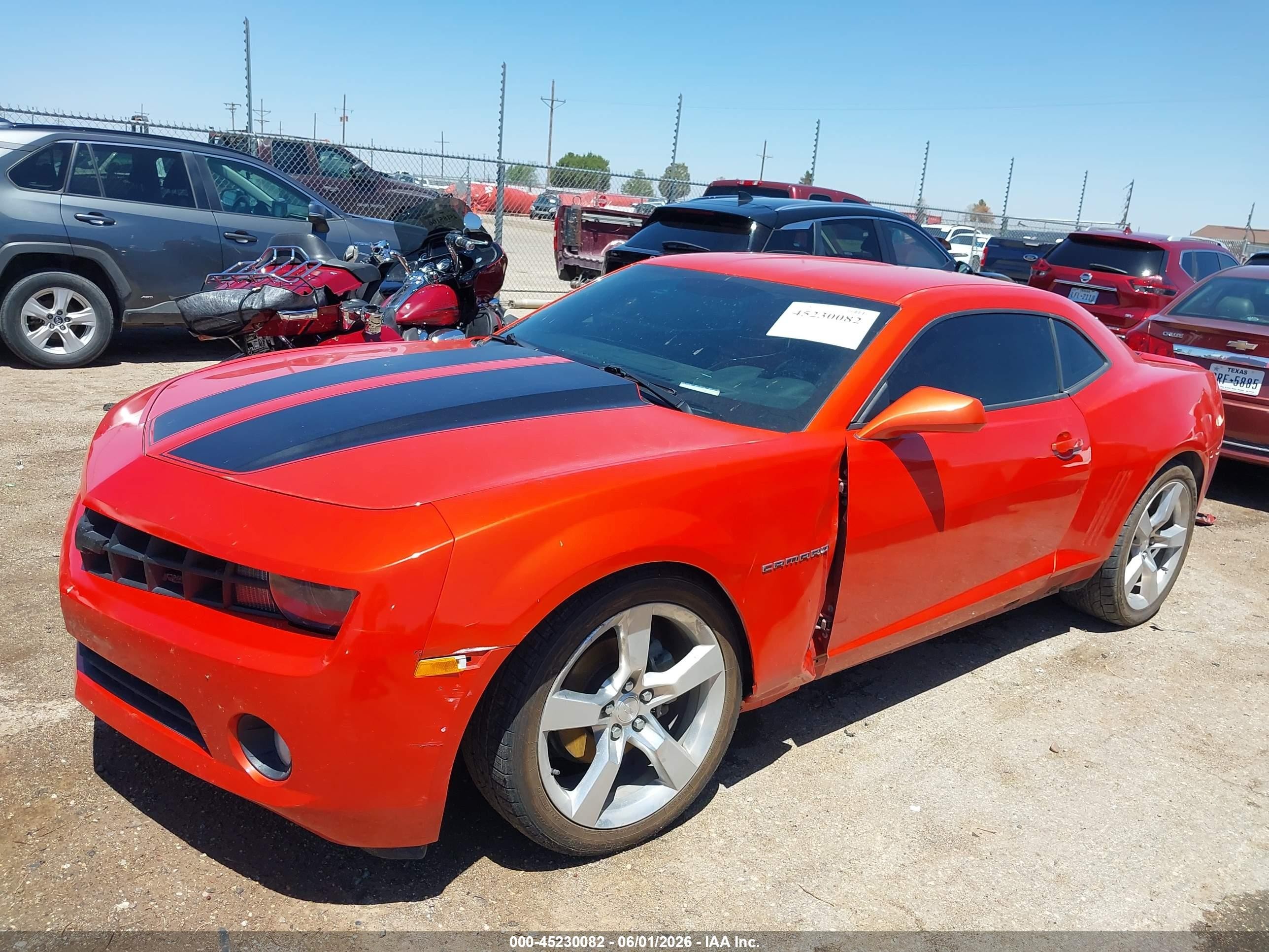 2011 Chevrolet Camaro 2lt Orange vin: 2G1FC1ED1B9174566