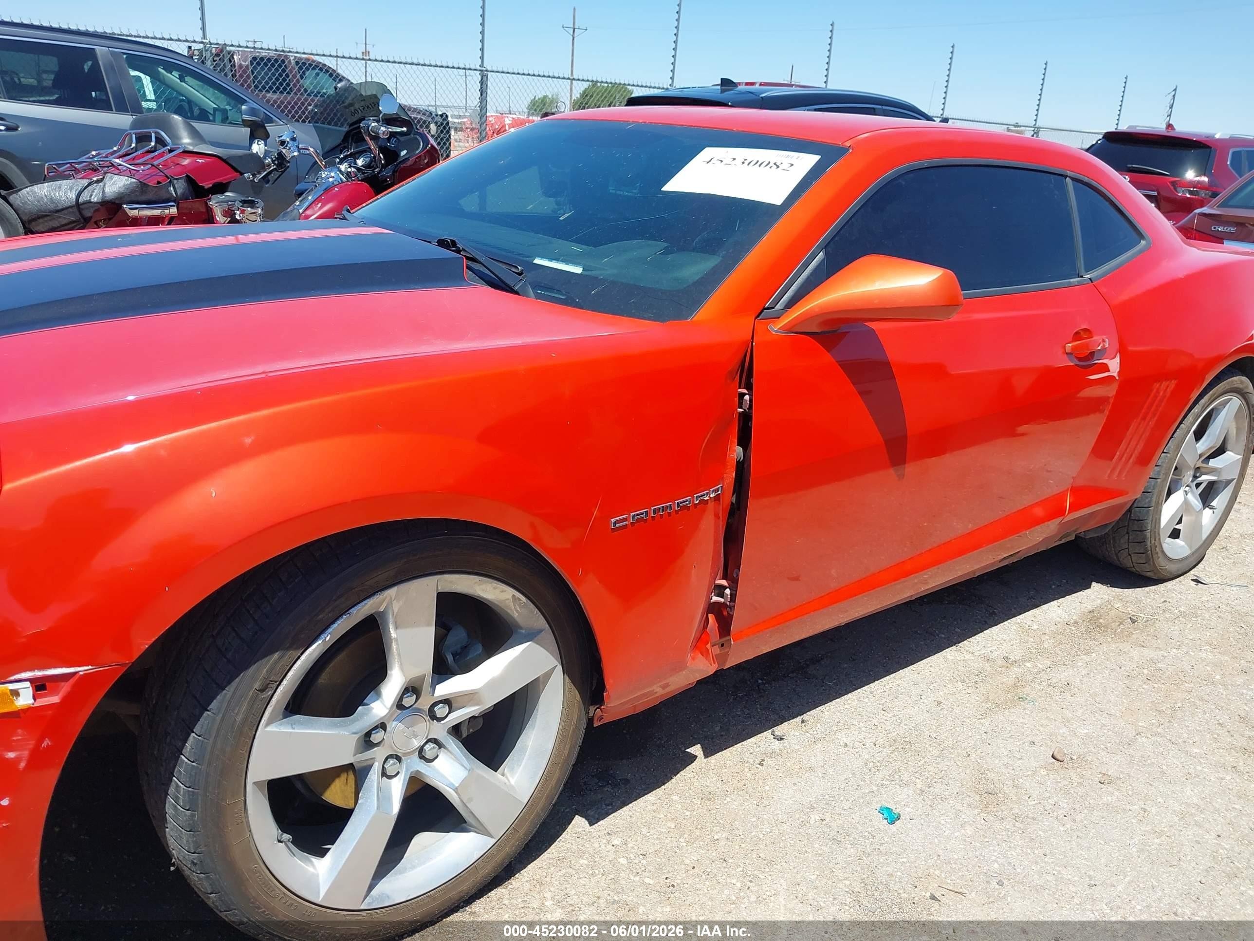 2011 Chevrolet Camaro 2lt Orange vin: 2G1FC1ED1B9174566