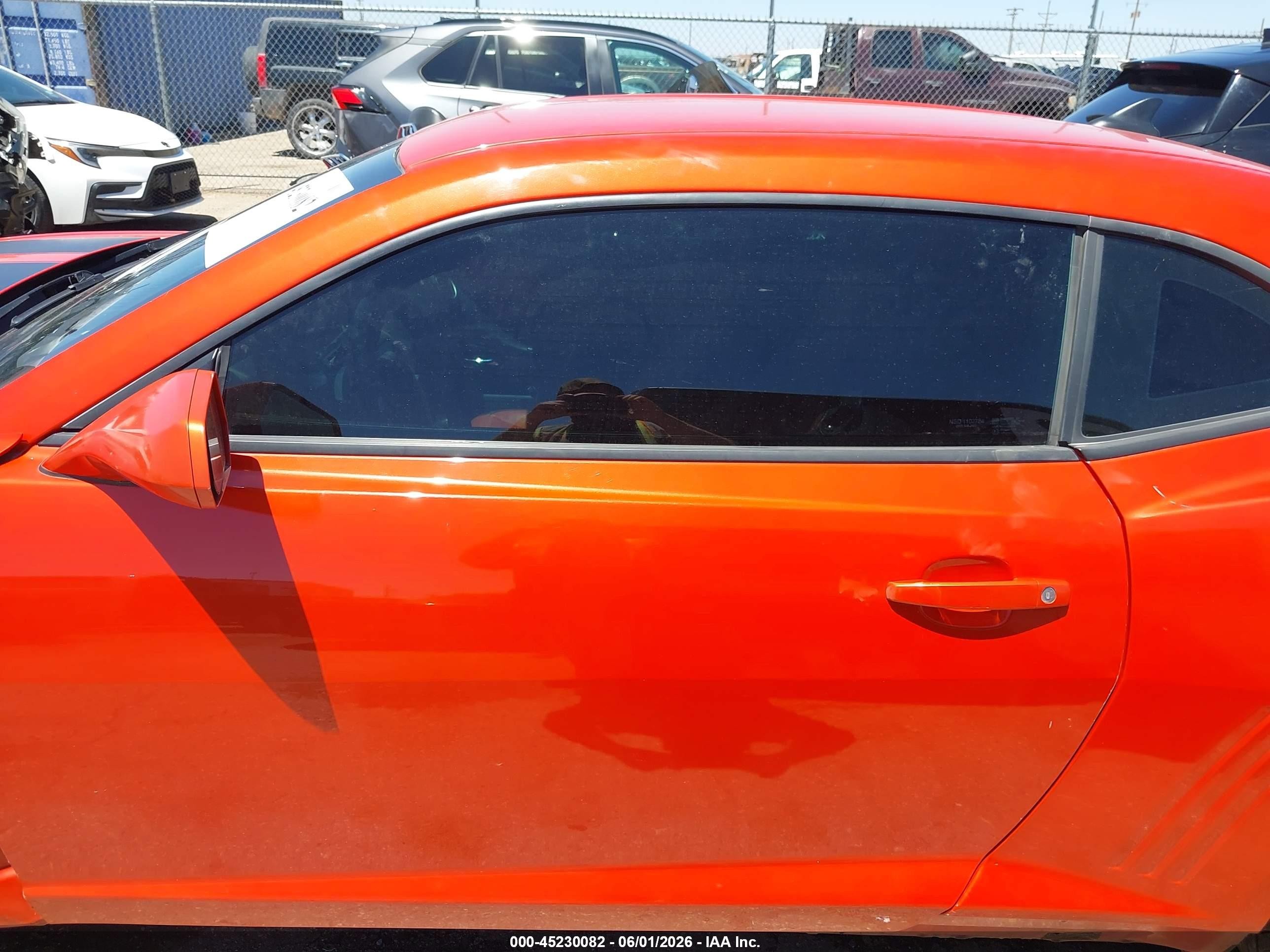 2011 Chevrolet Camaro 2lt Orange vin: 2G1FC1ED1B9174566