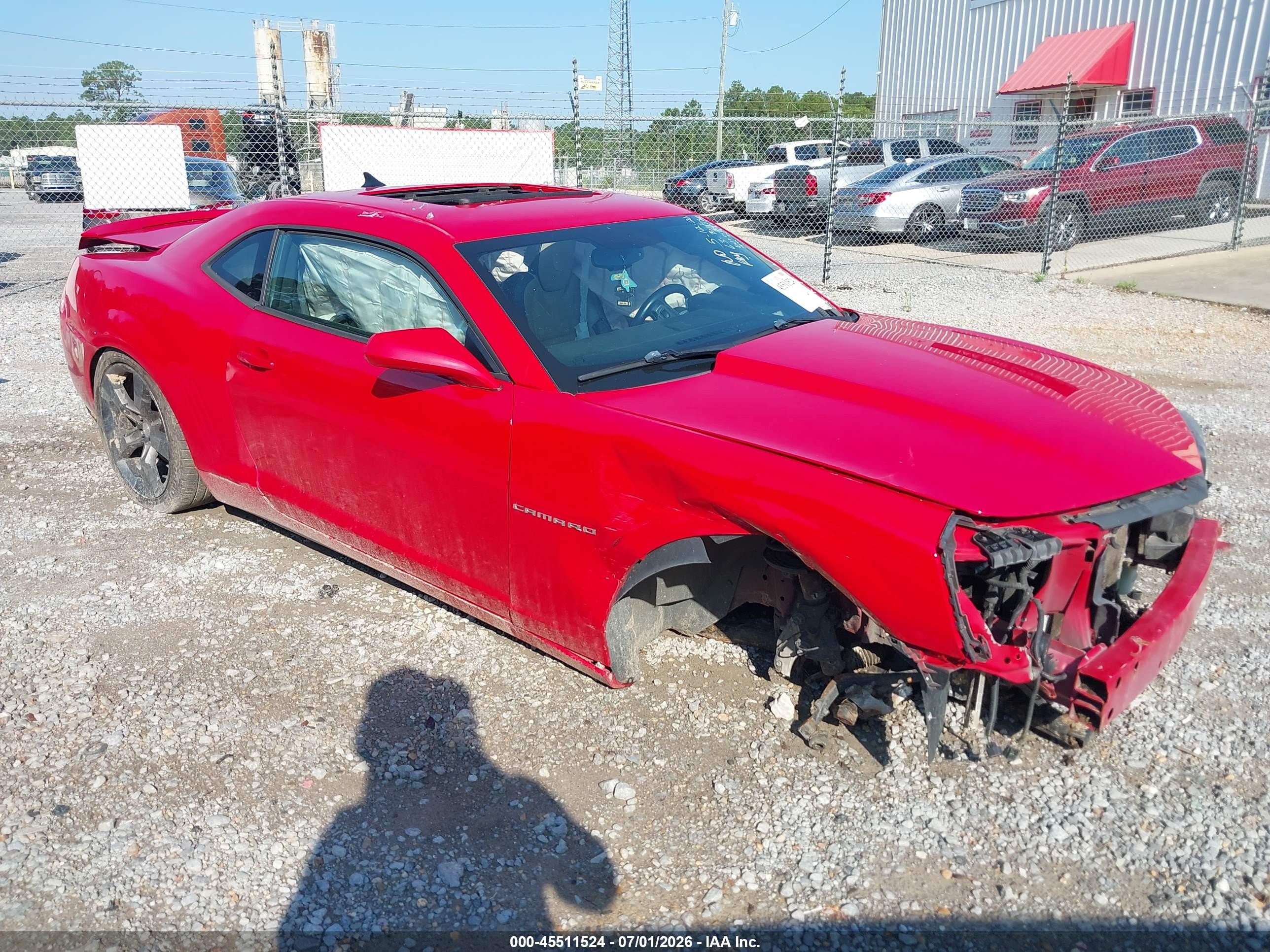 2011 Chevrolet Camaro 2lt Красный vin: 2G1FC1ED1B9190735