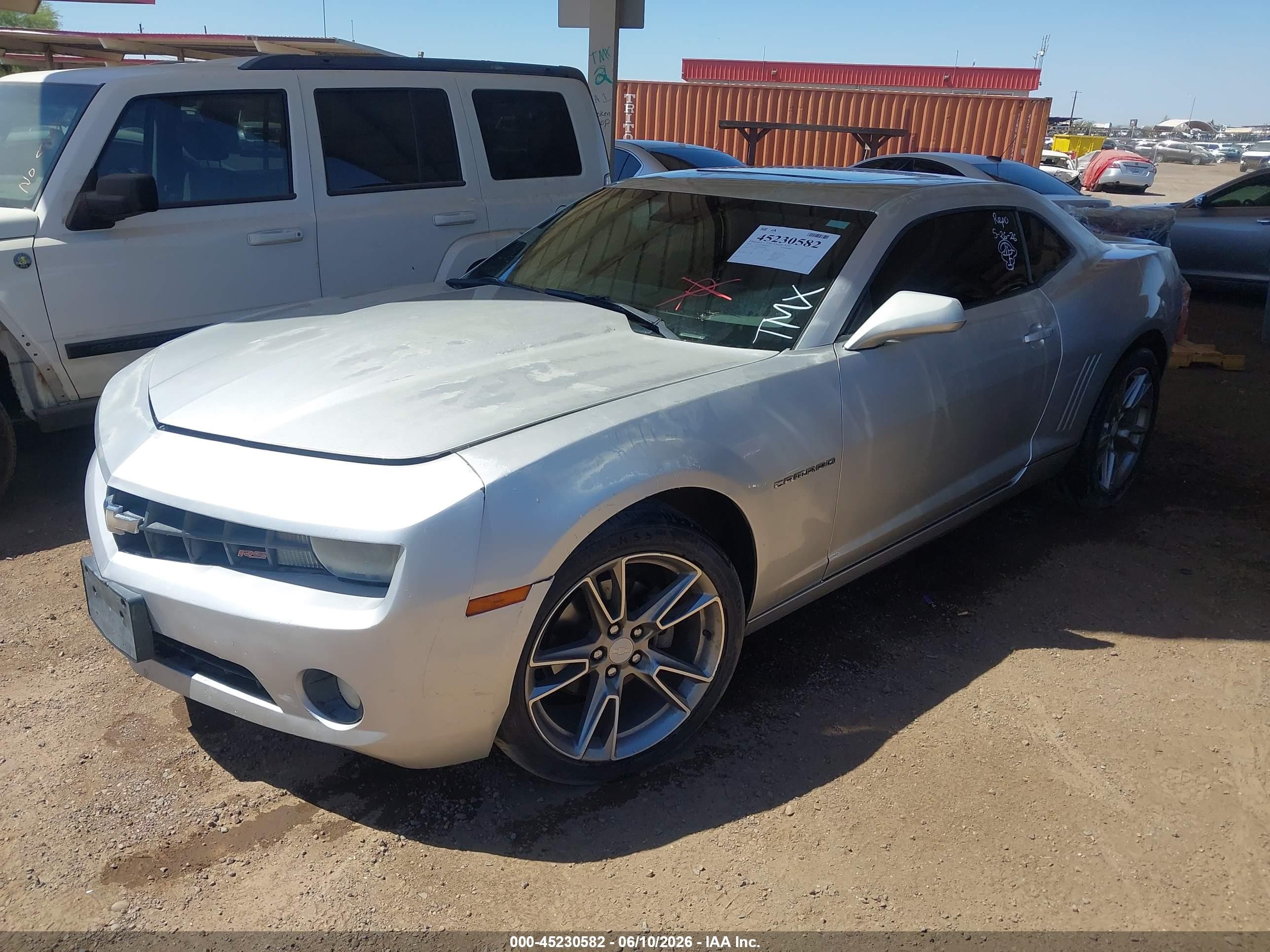 2011 Chevrolet Camaro 2lt Gray vin: 2G1FC1ED2B9100458