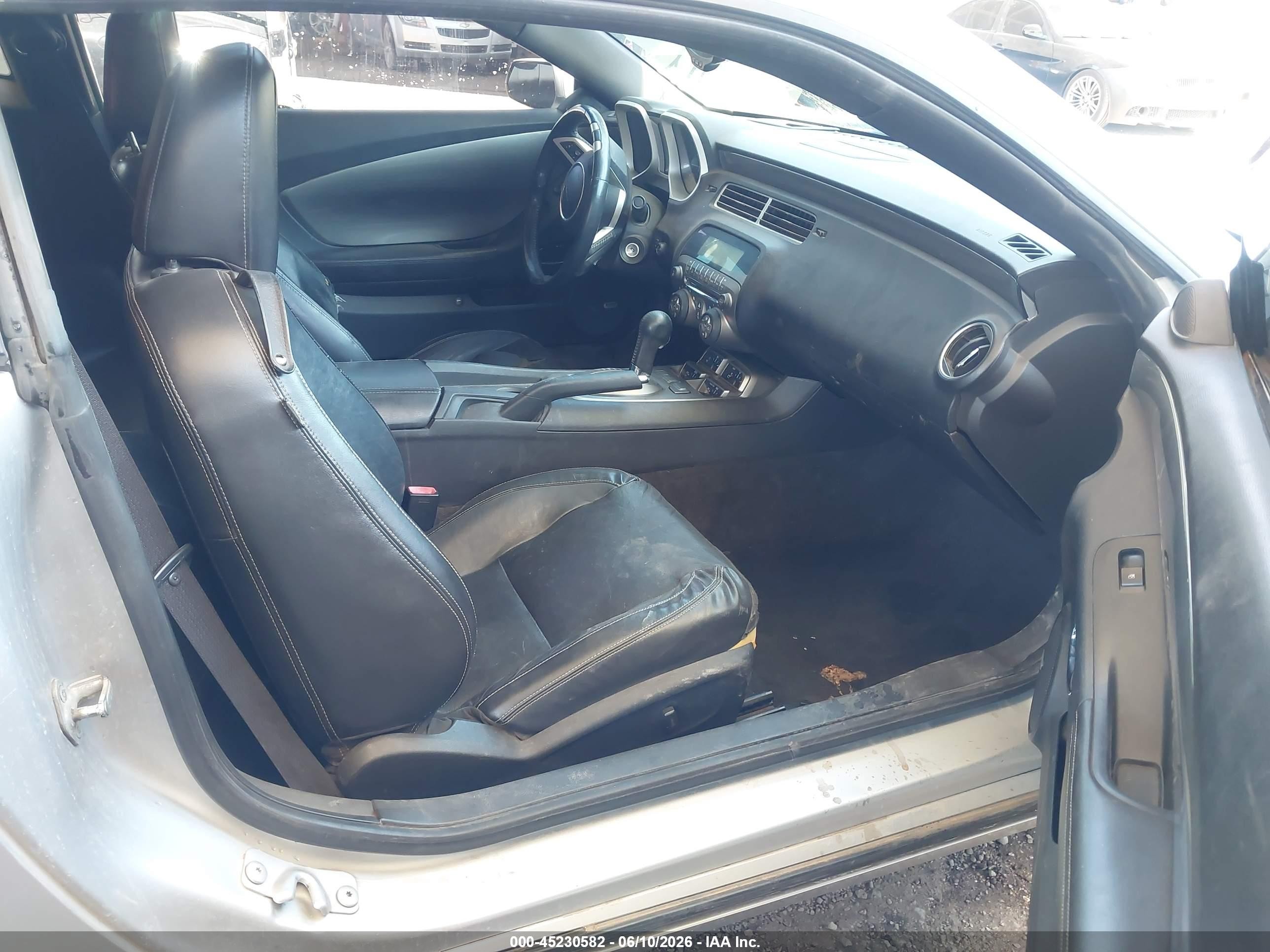 2011 Chevrolet Camaro 2lt Gray vin: 2G1FC1ED2B9100458